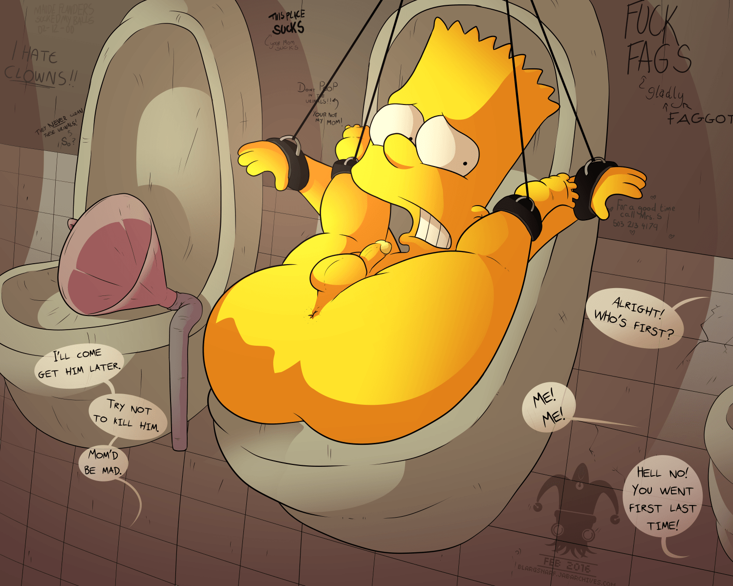 Rule34 – If it exists, there is porn of it / blargsnarf, bart simpson, lisa simpson / 245