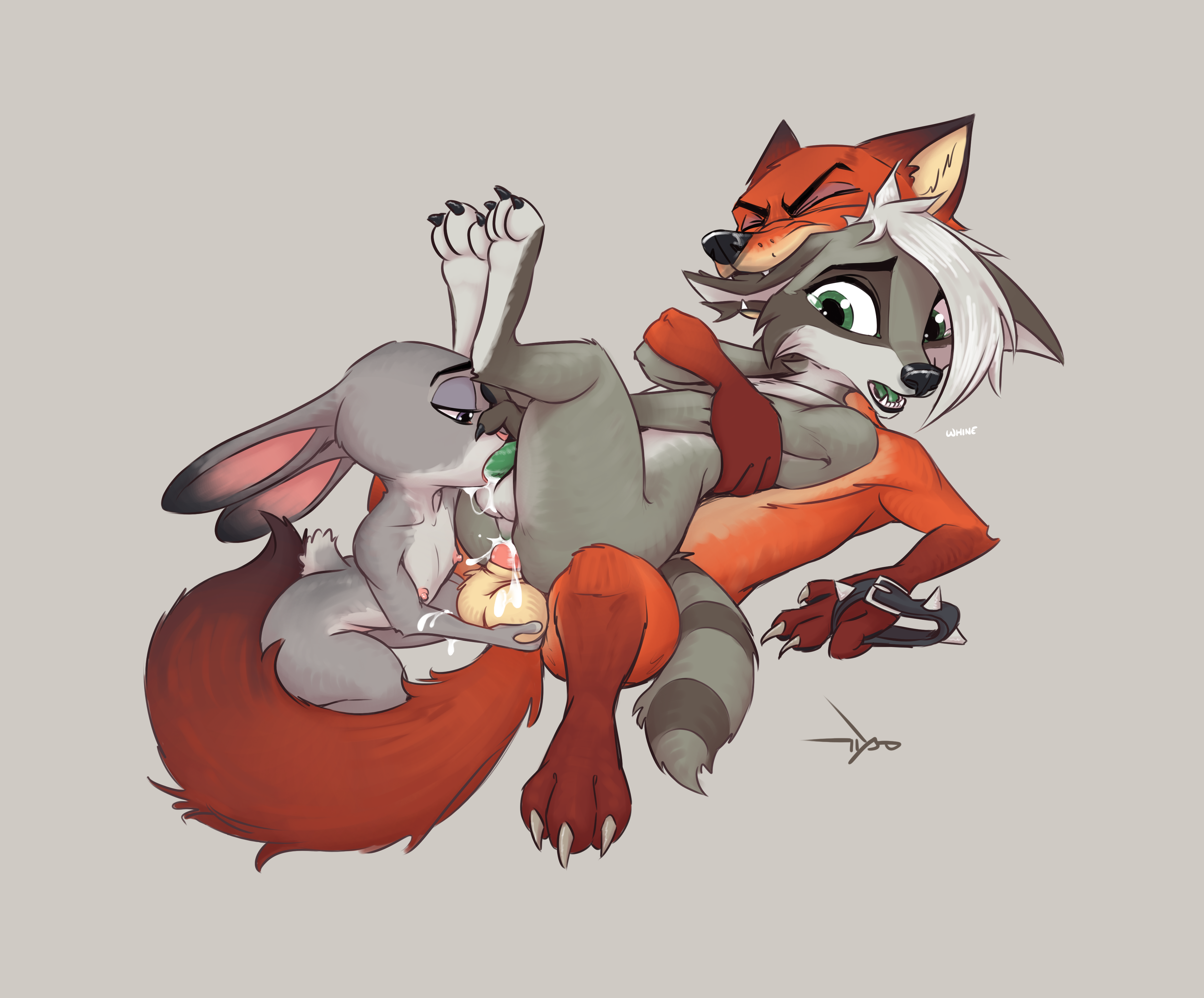 Rule34 – If it exists, there is porn of it / judy hopps, nick wilde, ringtail / 259
