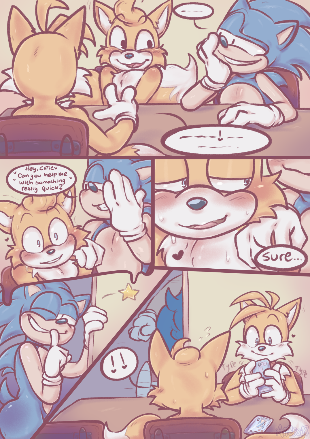 Rule34 – If it exists, there is porn of it / aipeco18, skye prower, sonic the hedgehog, tails / 275