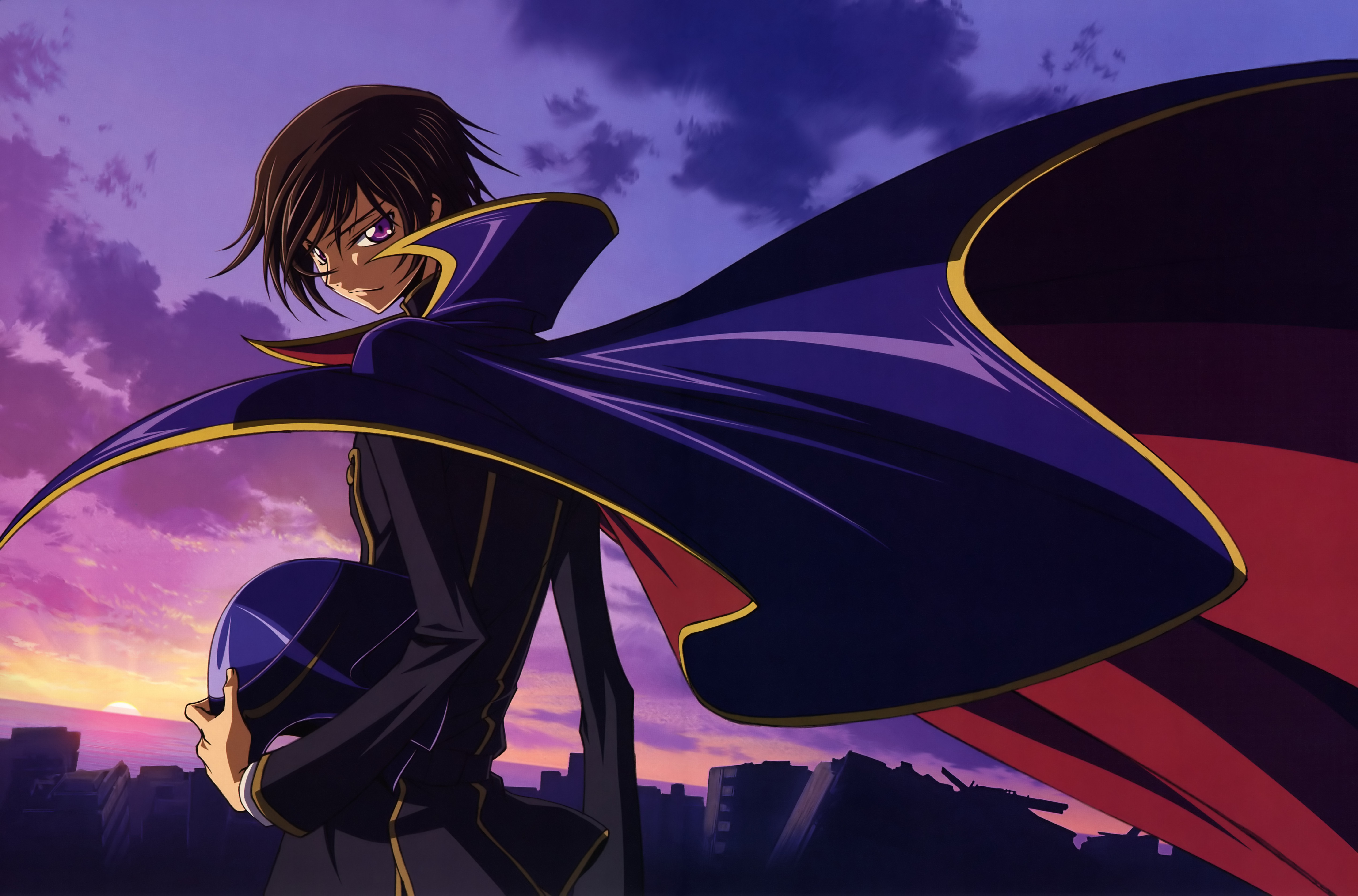 lelouch vi britannia, code geass, absurdres, highres, 00s, sky