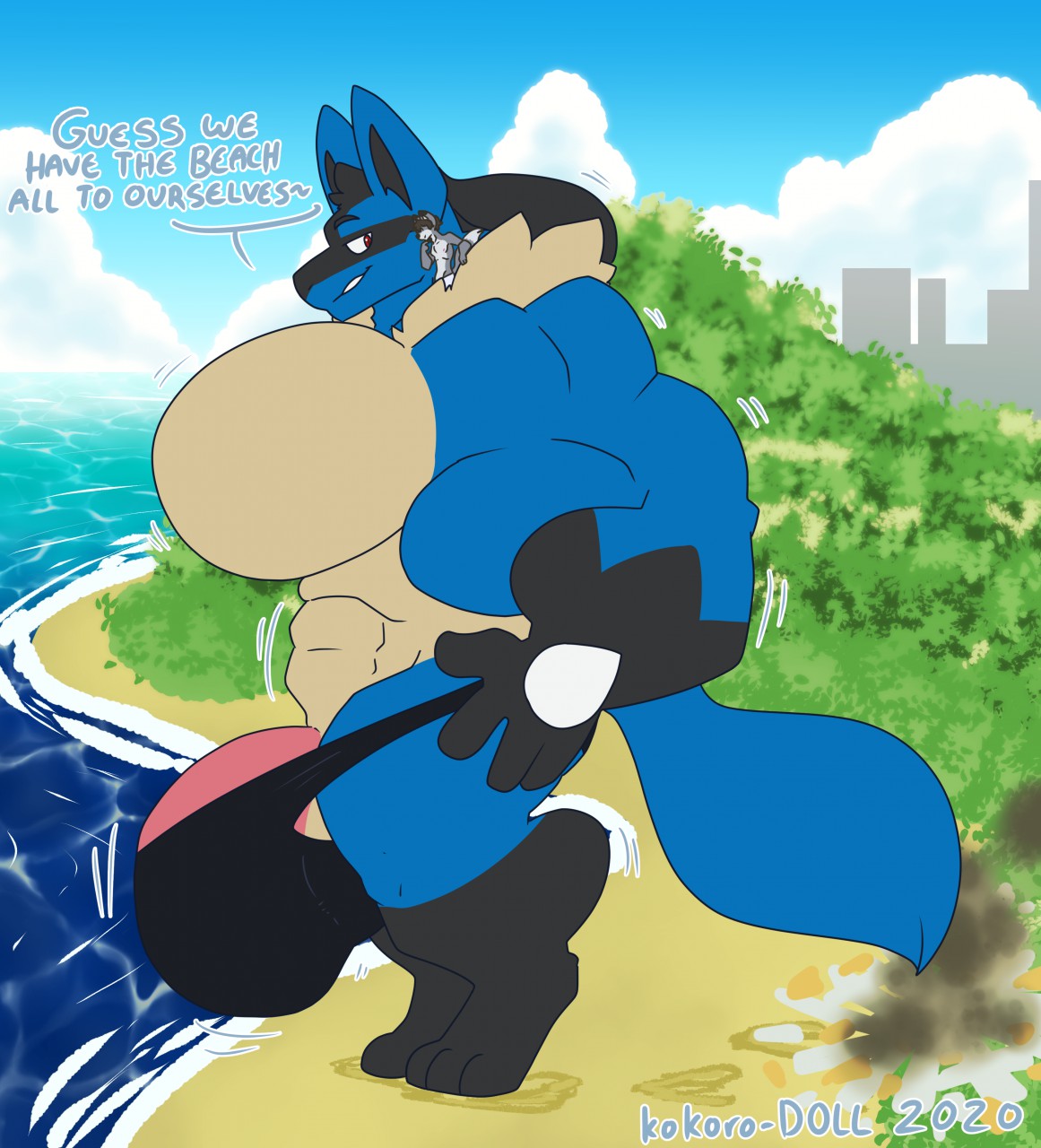 Rule34 – If it exists, there is porn of it / kokoro-doll, lucario, original character / 508