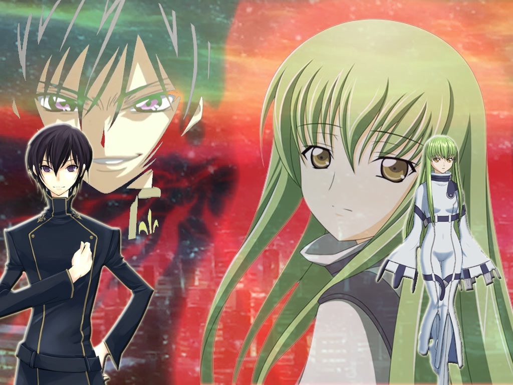 c.c., lelouch vi britannia, code geass, tagme, 00s, 1boy, 1girl, school uniform, straitjacket