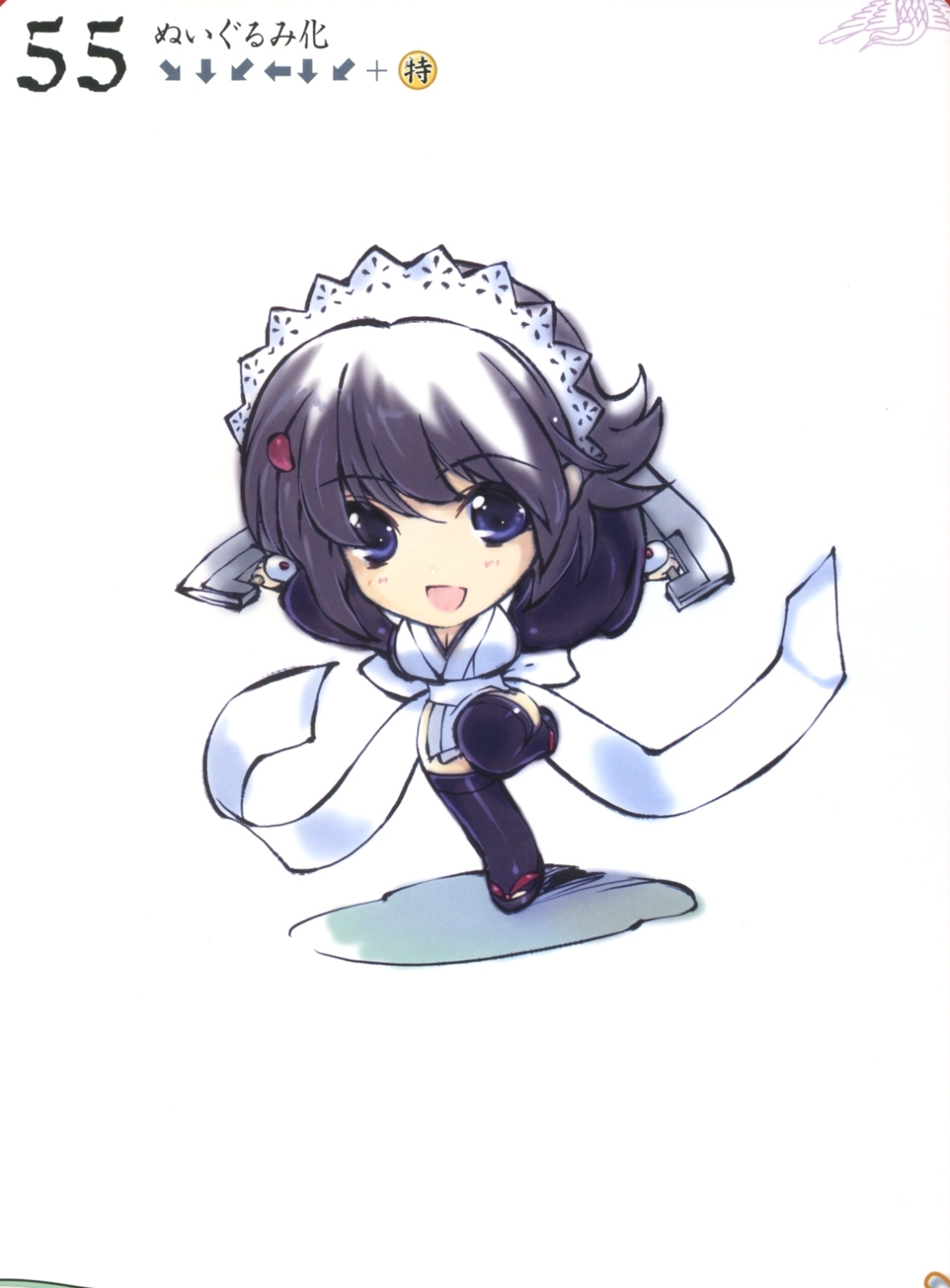 iroha (samurai spirits), queen's blade, samurai spirits, highres, tagme, 00s, chibi