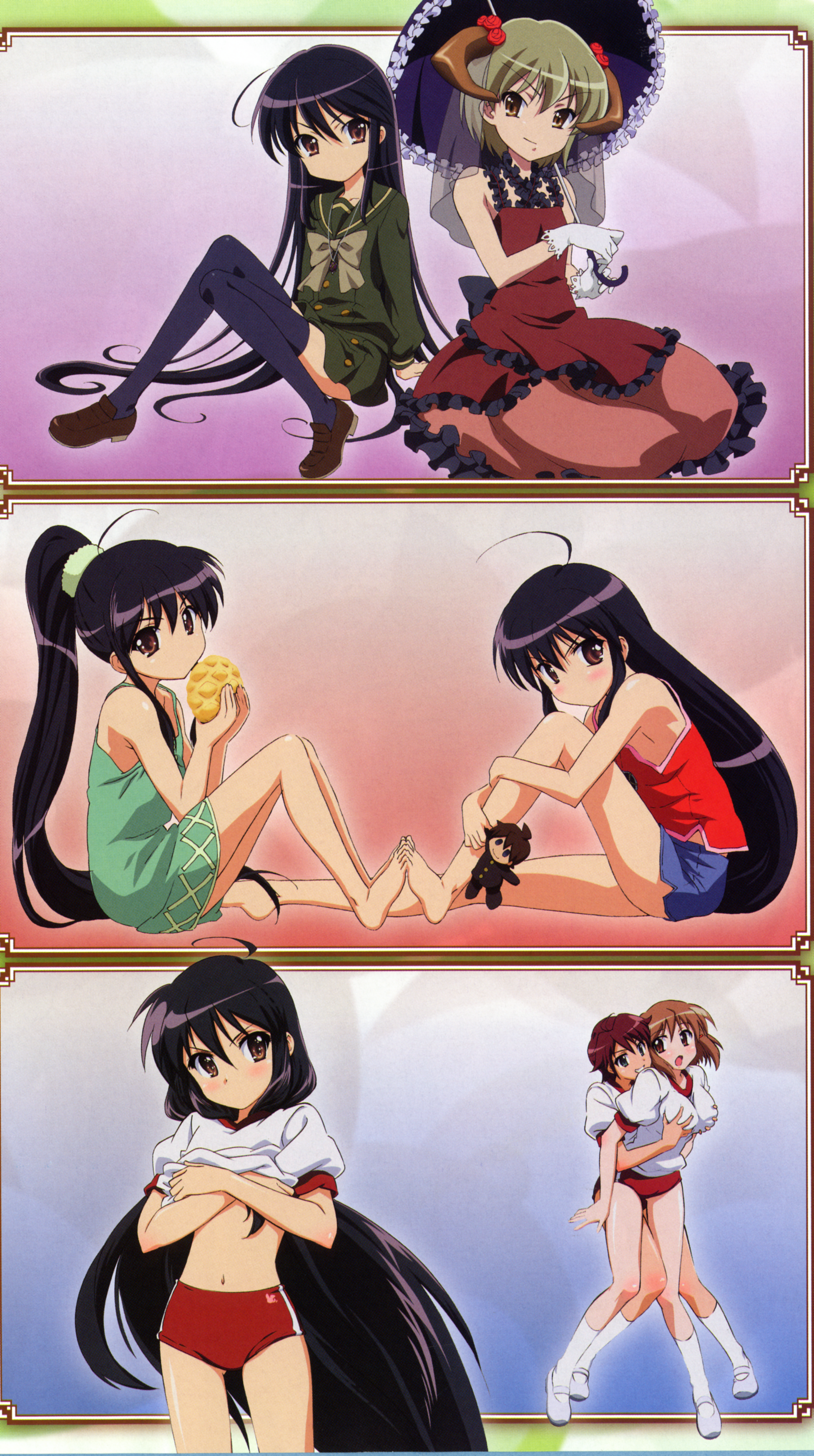shana, shakugan no shana, absurdres, highres, tagme, 00s, no mouth, what