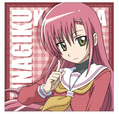katsura hinagiku, hayate no gotoku!, lowres, non-web source, 00s, 1girl, female focus, school uniform, serafuku, solo