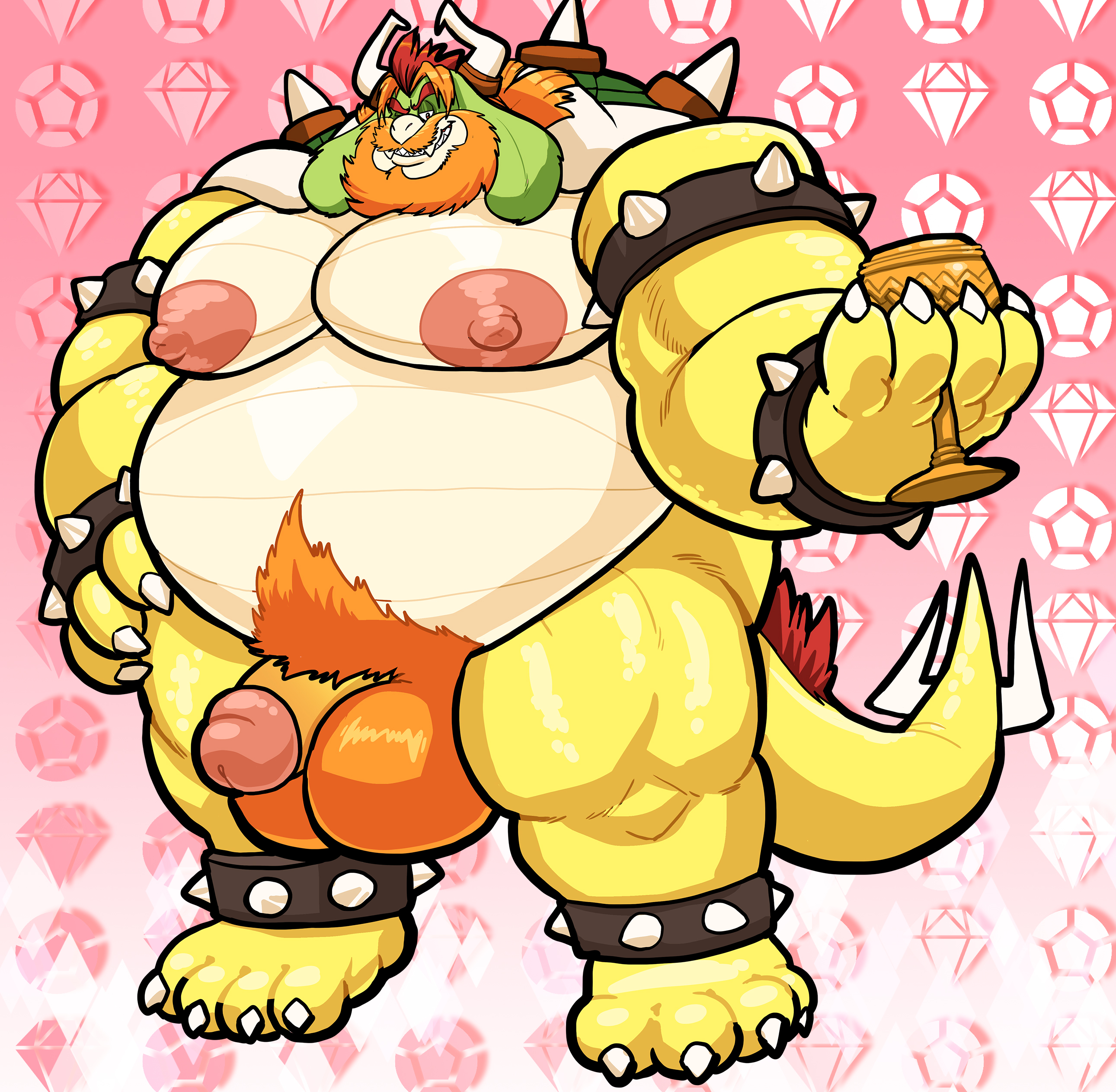 Rule34 – If it exists, there is porn of it / blazingcheecks, asgore dreemurr, bowser, koopa / 1319