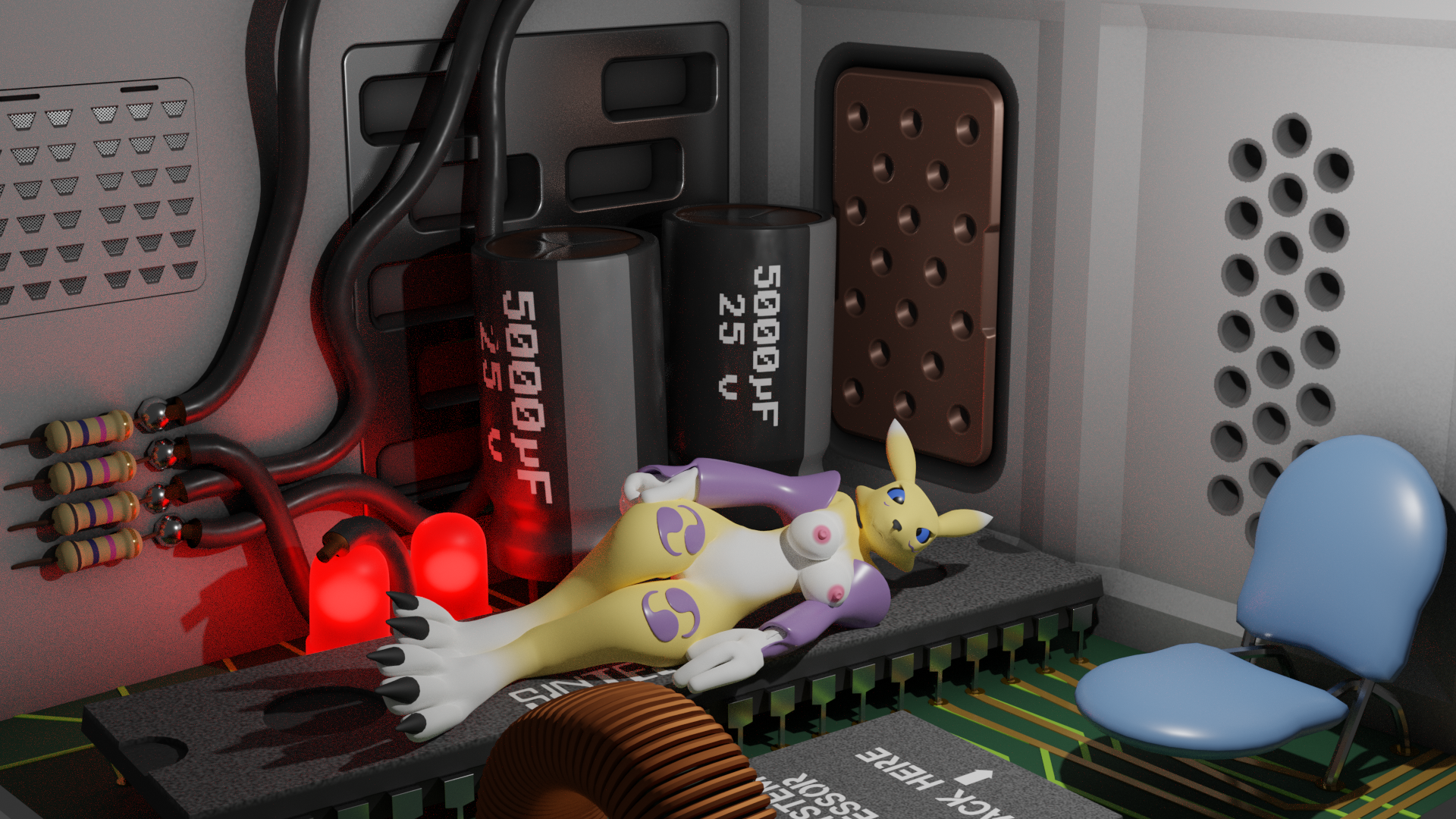 Rule34 – If it exists, there is porn of it / digimon (species), renamon / 1490
