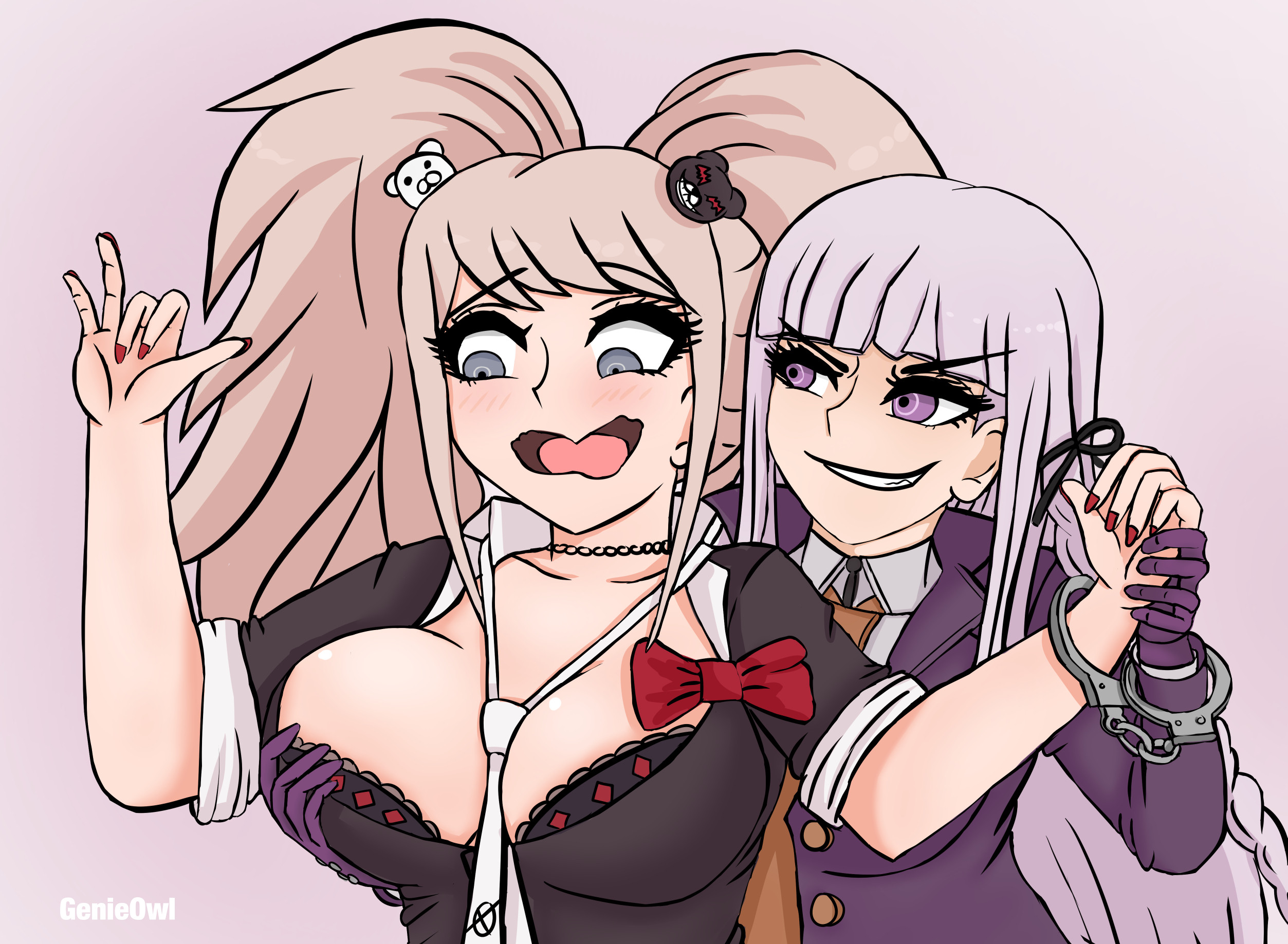 Rule34 – If it exists, there is porn of it / genieowl, junko enoshima, kirigiri kyouko / 1738