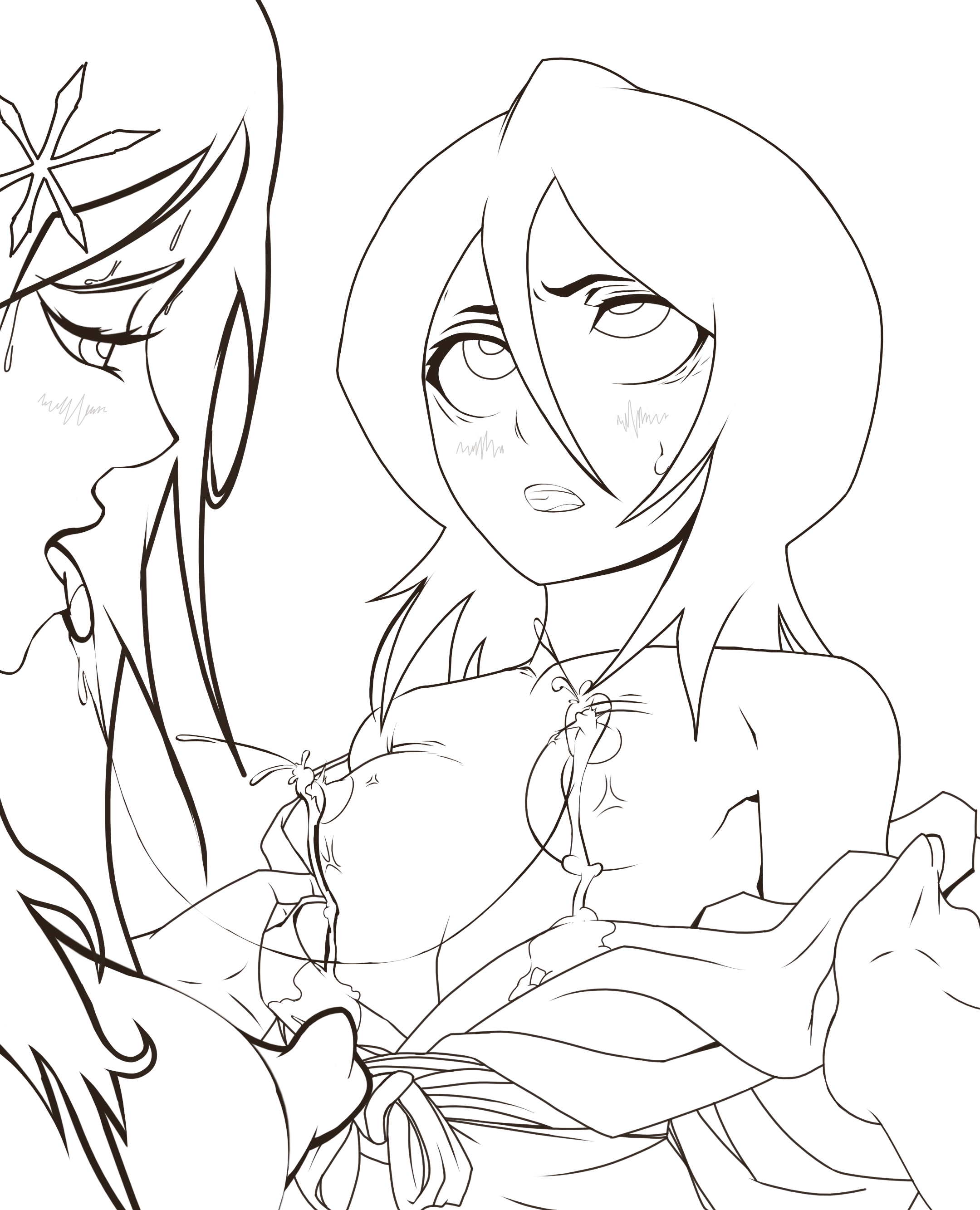 Rule34 – If it exists, there is porn of it / inoue orihime, kuchiki rukia / 1814