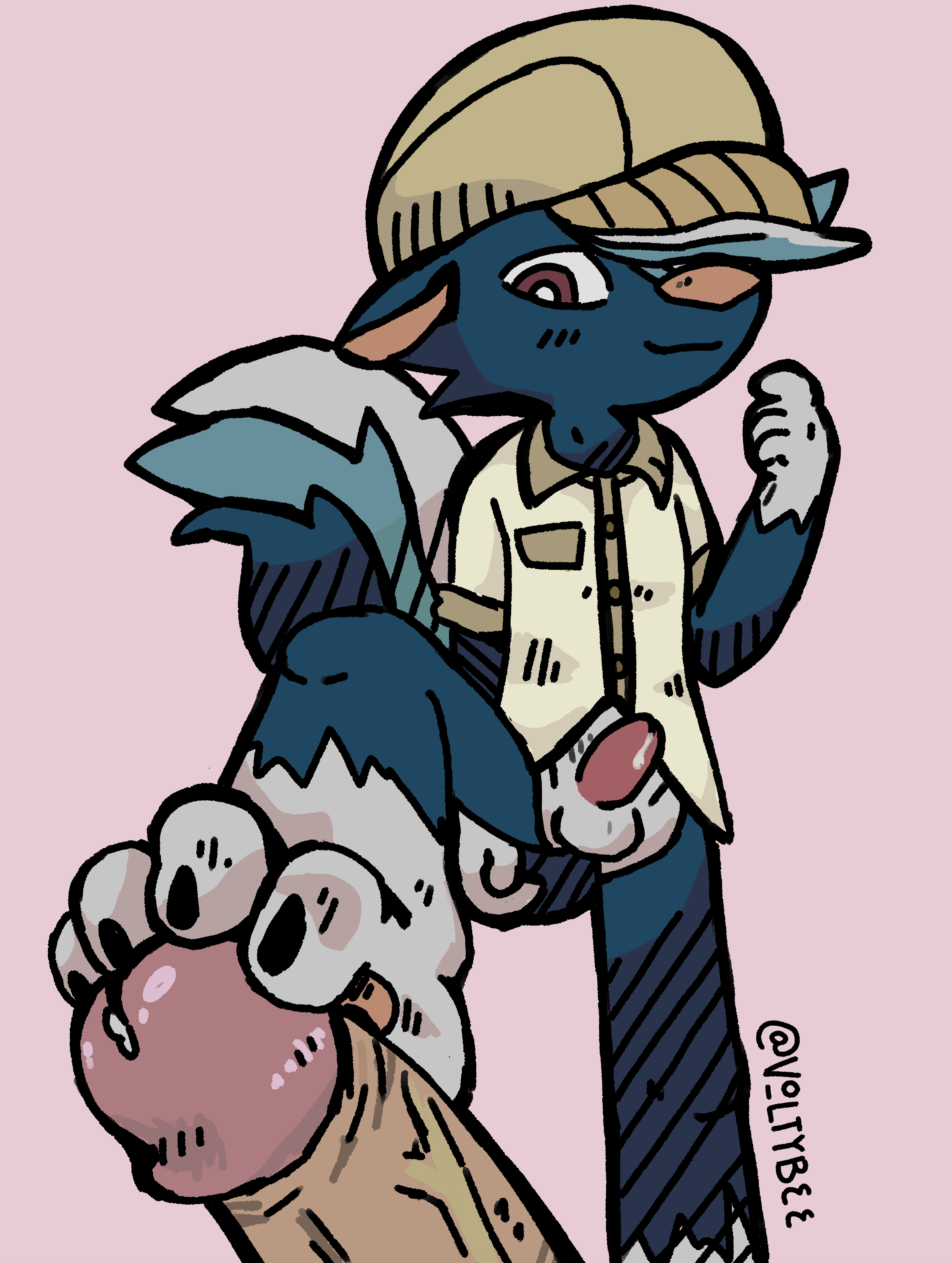 Rule34 – If it exists, there is porn of it / voltybee, kicks (animal crossing) / 1947