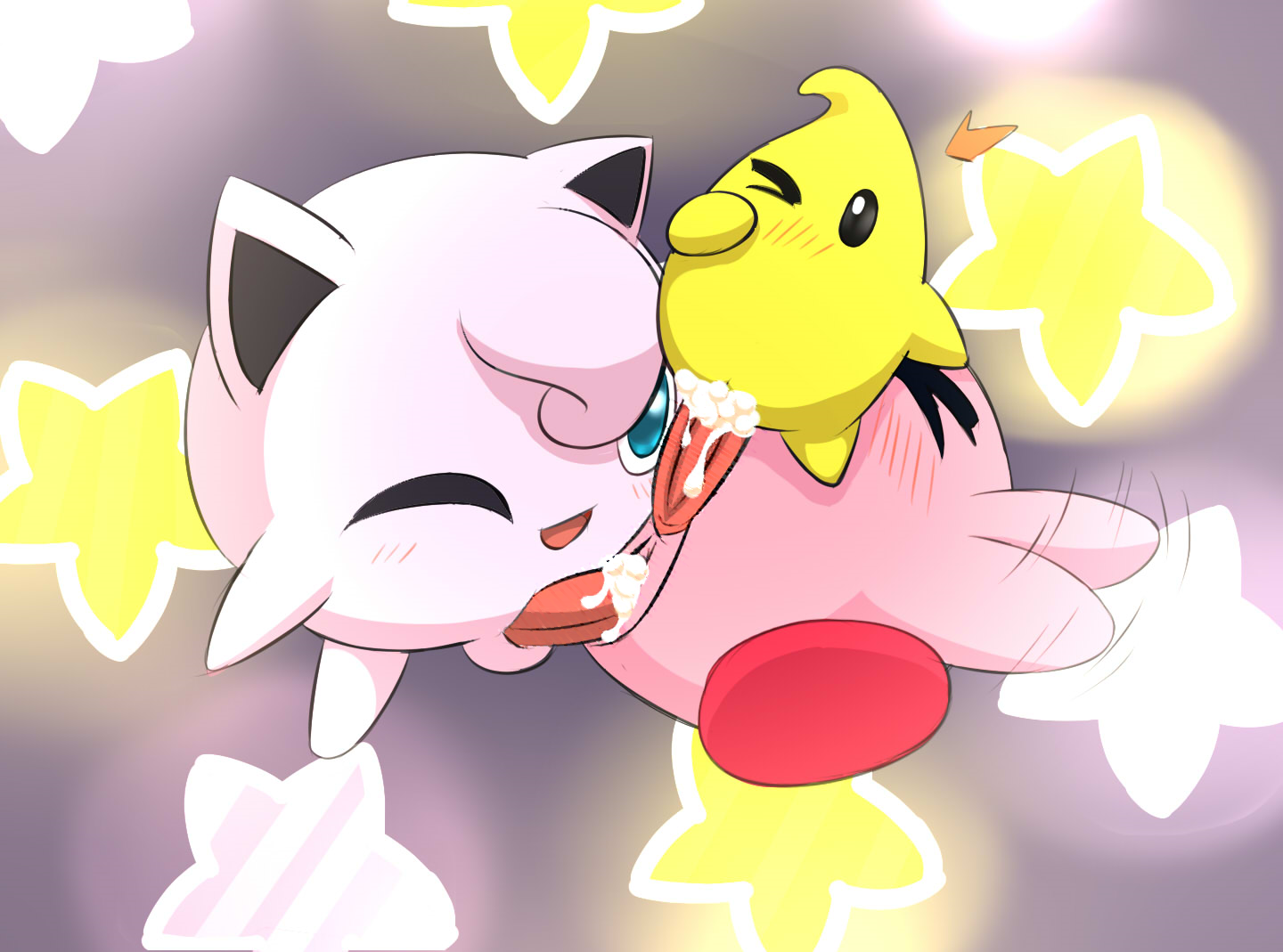 Rule34 – If it exists, there is porn of it / unknown artist, jigglypuff, kirby, luma / 2111