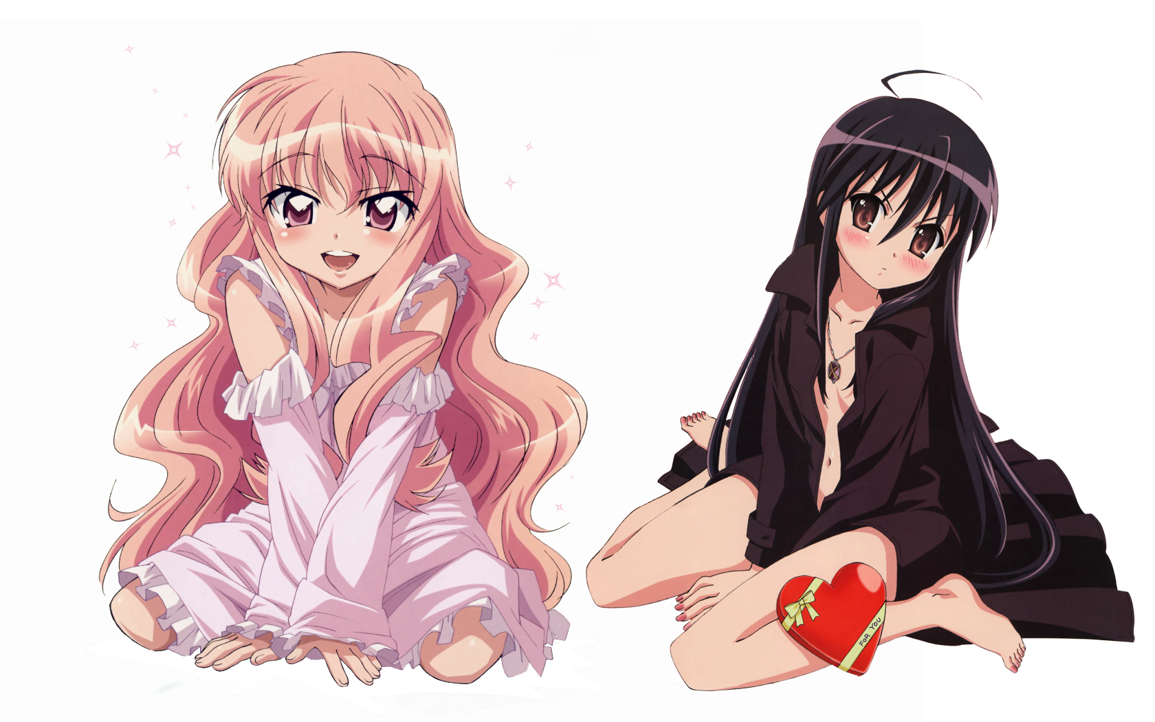 louise francoise le blanc de la valliere, shana, shakugan no shana, zero no tsukaima, artist request, highres, 00s