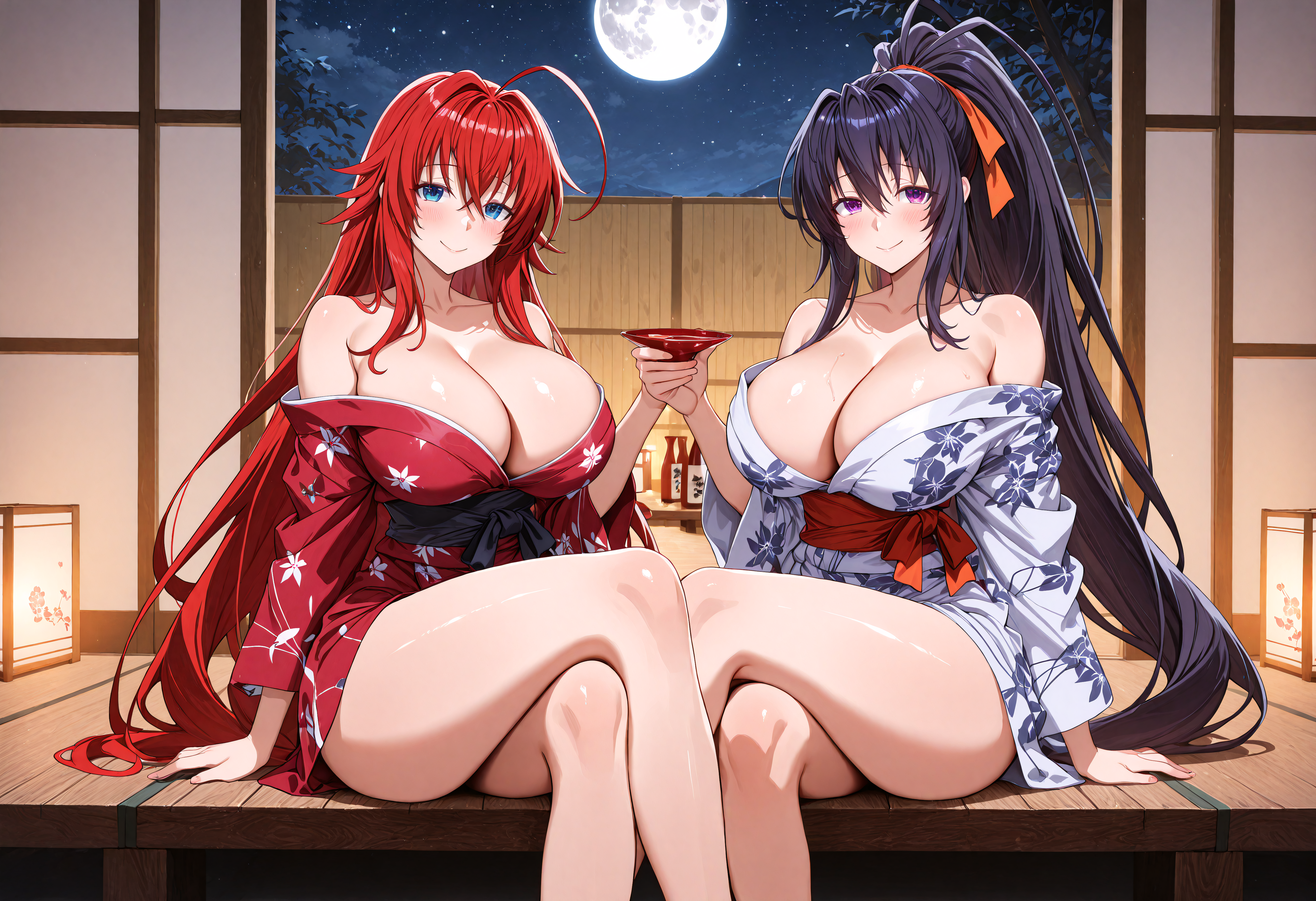 Rule34 – If it exists, there is porn of it / akeno himejima, rias gremory / 8637623