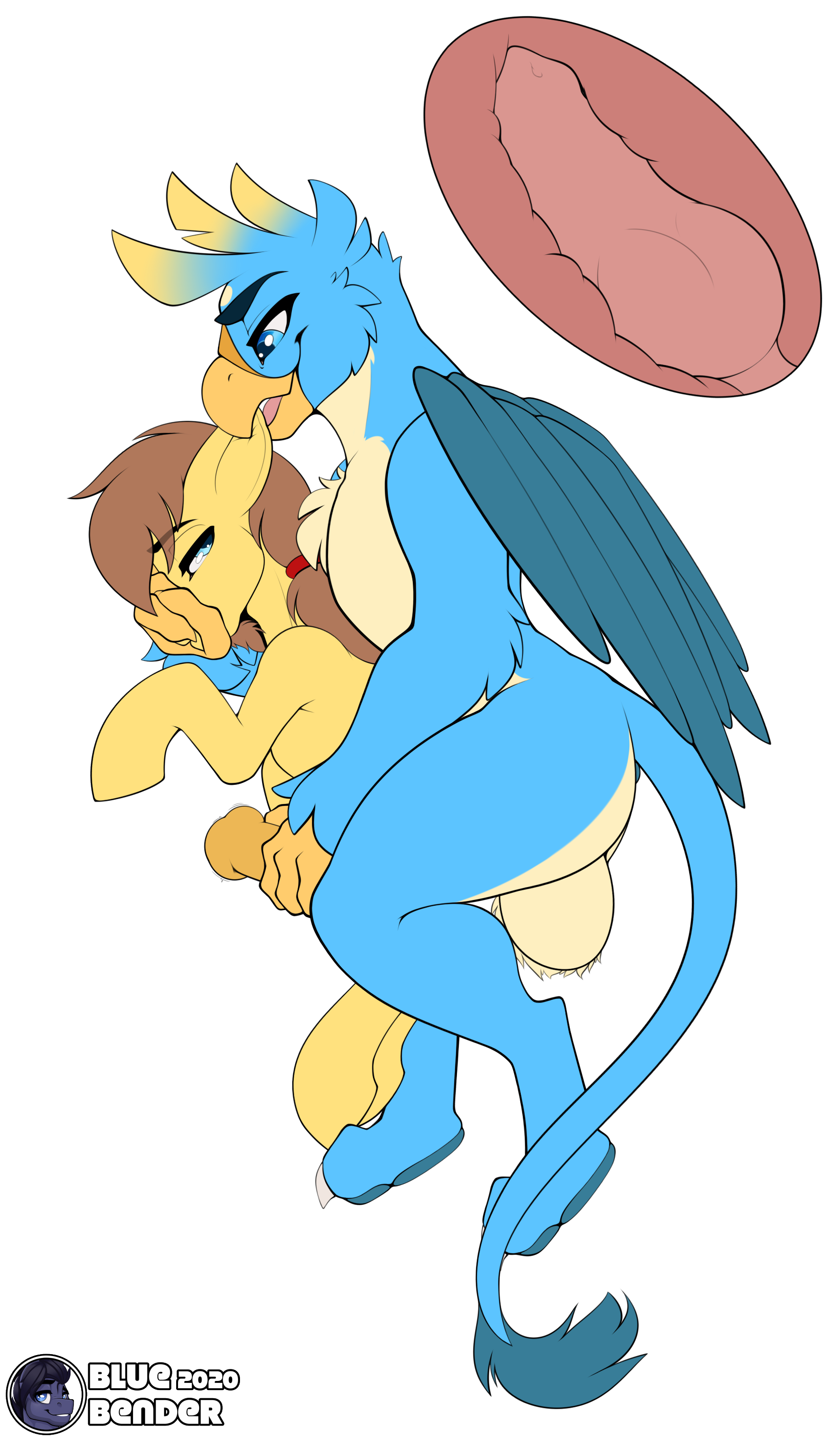 Rule34 – If it exists, there is porn of it / blue bender, gallus (mlp), rory kenneigh / 2803