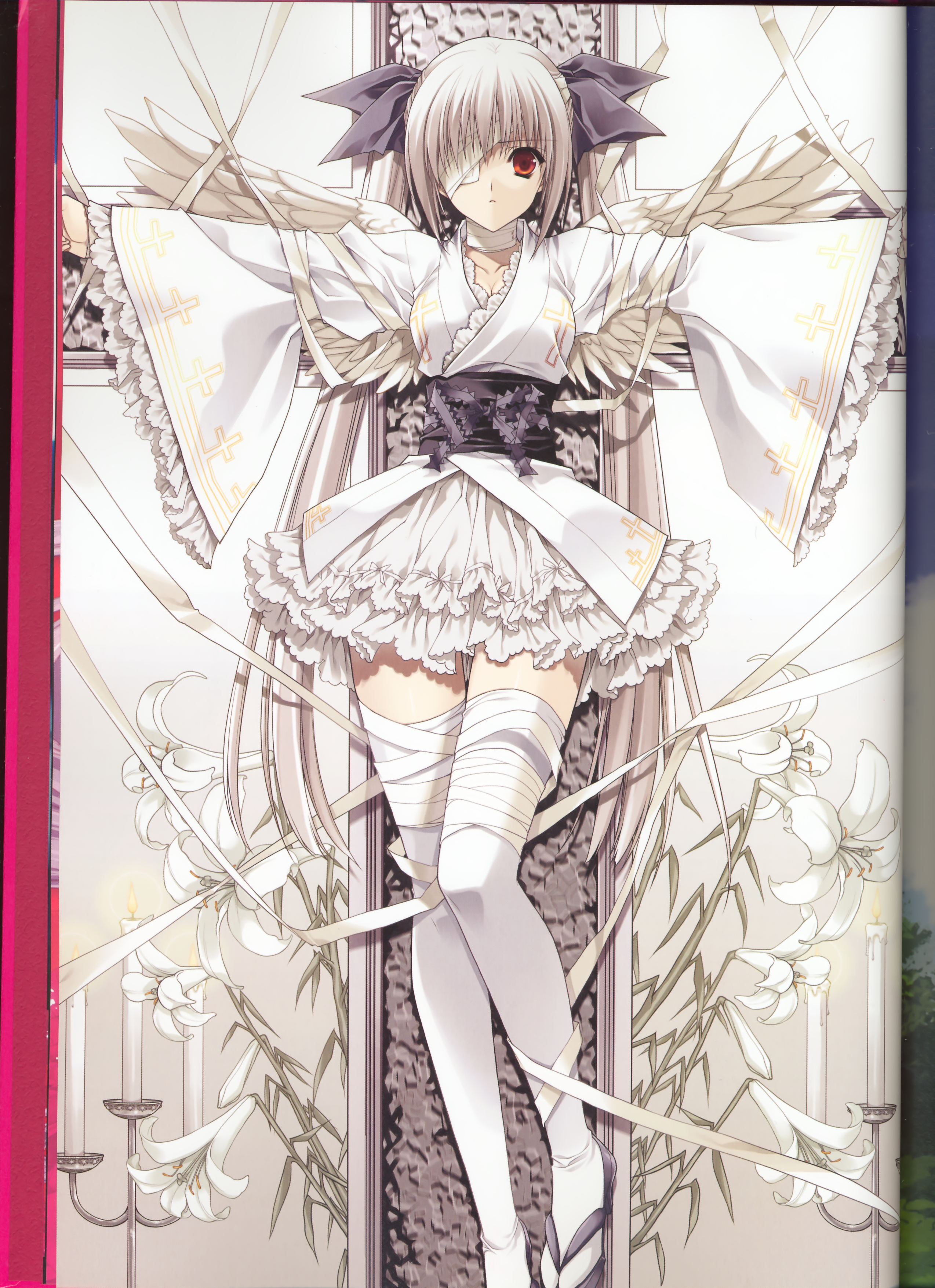 suzuhira hiro, absurdres, highres, tagme, eyepatch
