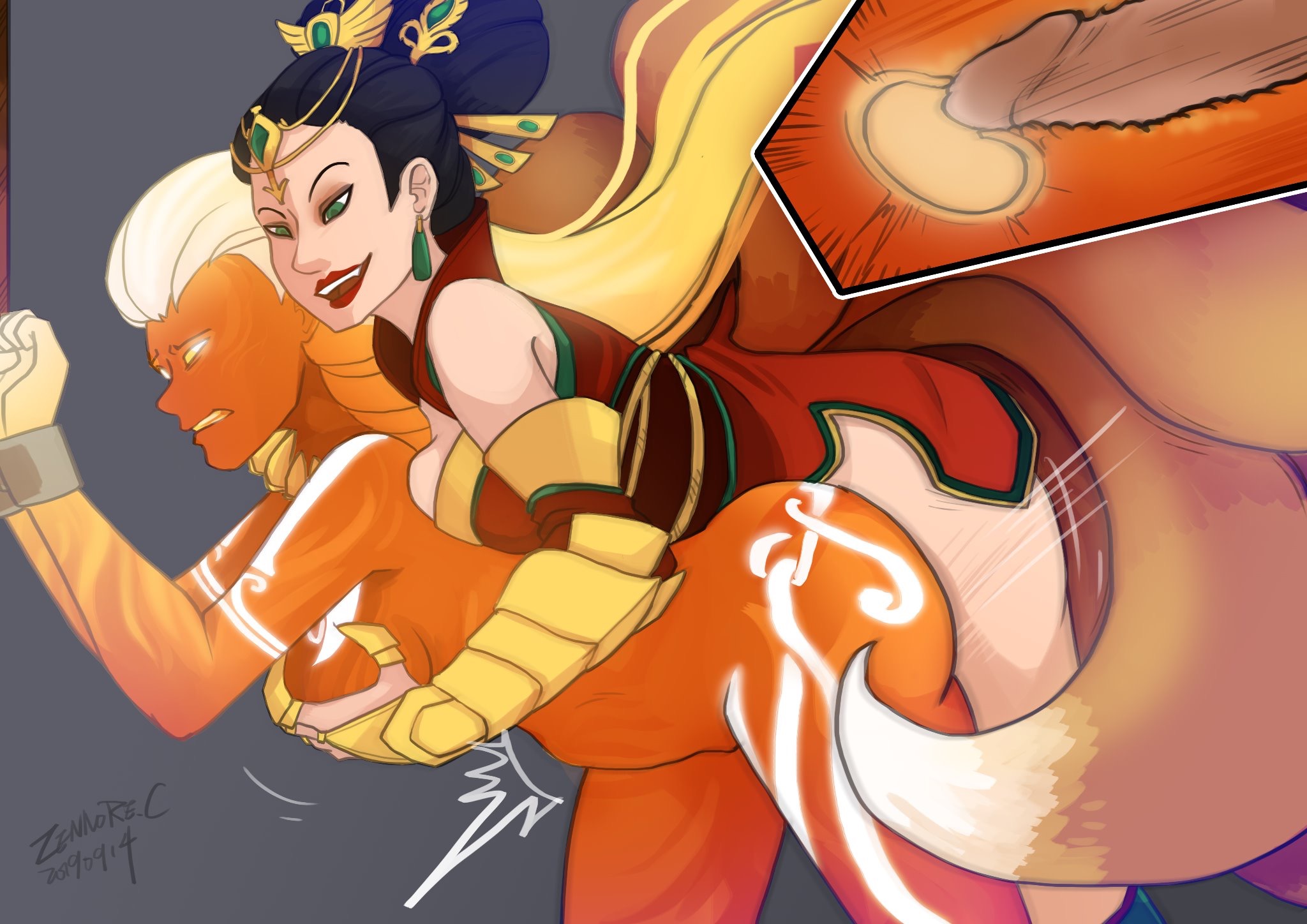 Rule34 – If it exists, there is porn of it / da ji, da ji (smite), sol, sol (smite) / 3544