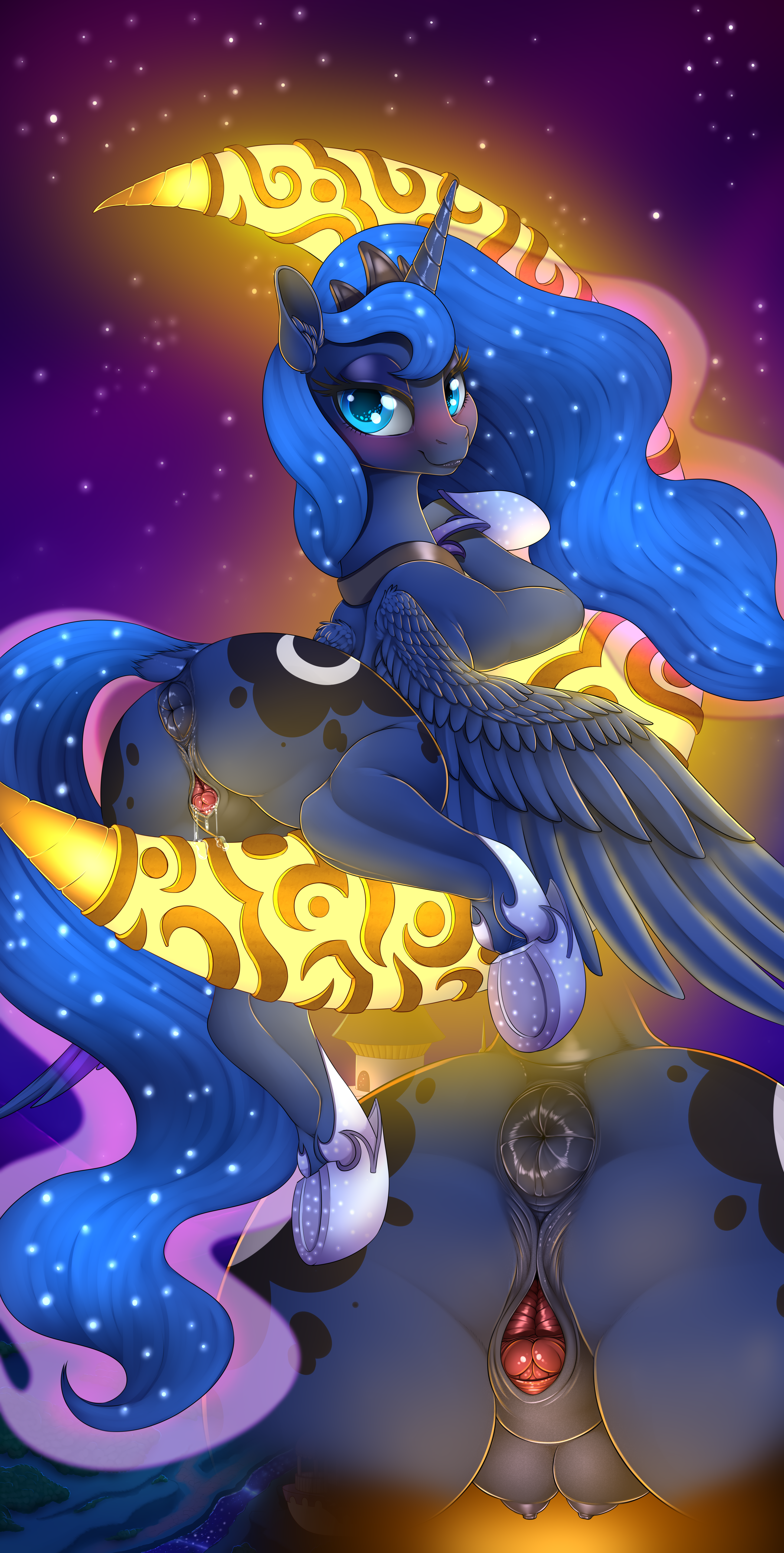 Rule34 – If it exists, there is porn of it / dankflank, princess luna (mlp) / 3598