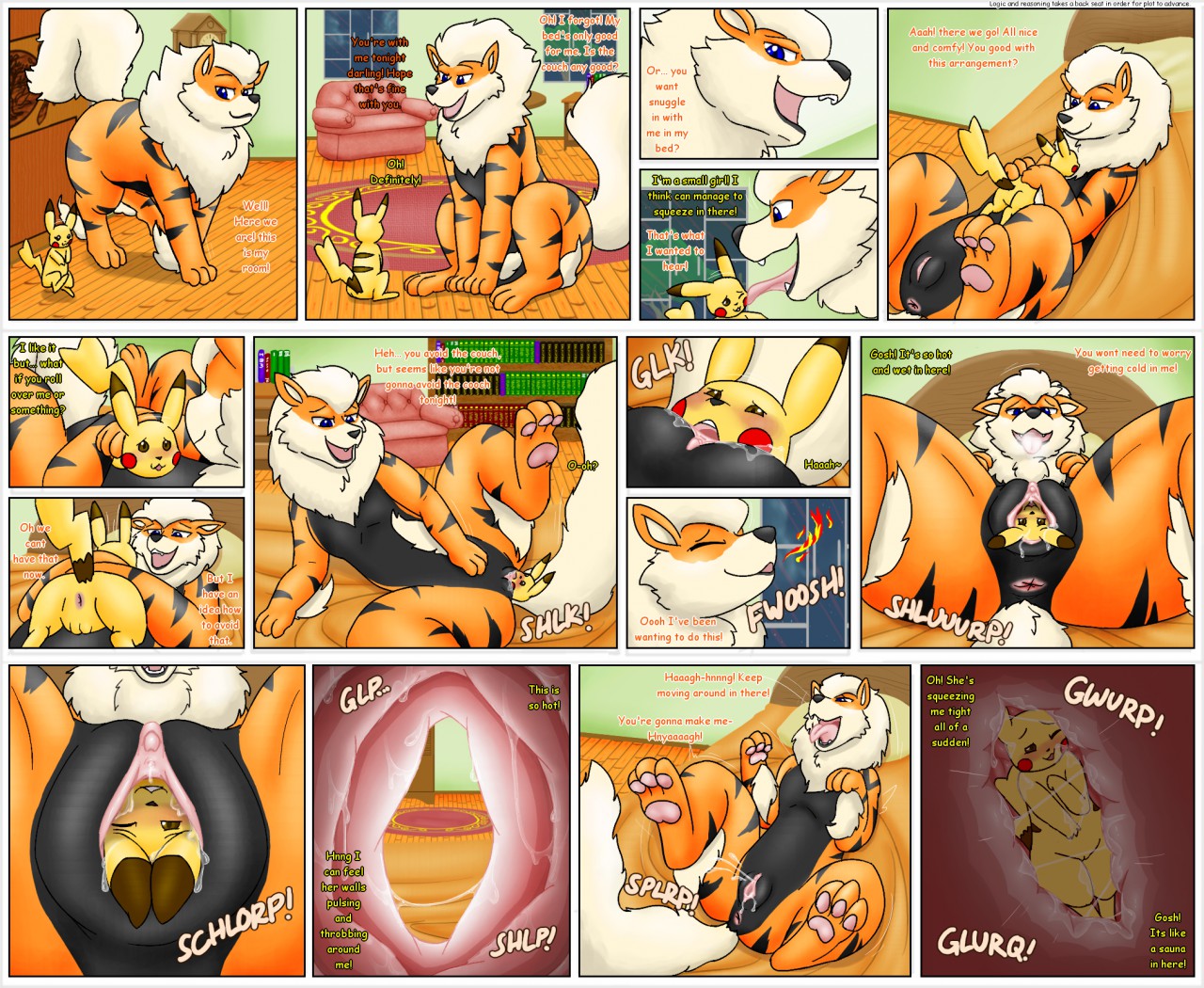 Rule34 – If it exists, there is porn of it / livinlovindude, arcanine, pikachu / 3612