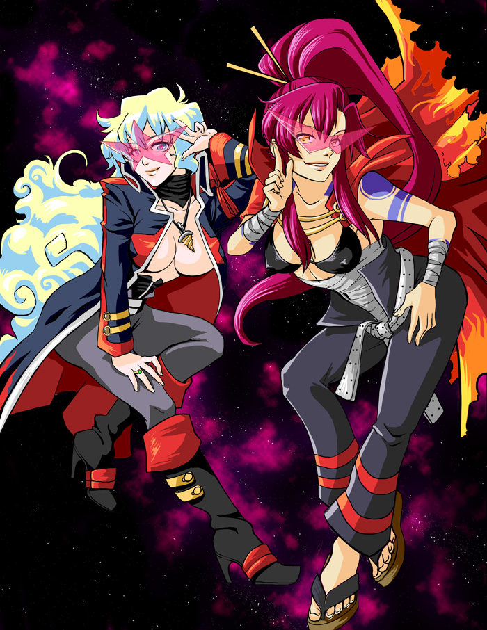 Rule34 – If it exists, there is porn of it / glancereviver, kamina, nia teppelin, simon, yoko littner / 3709