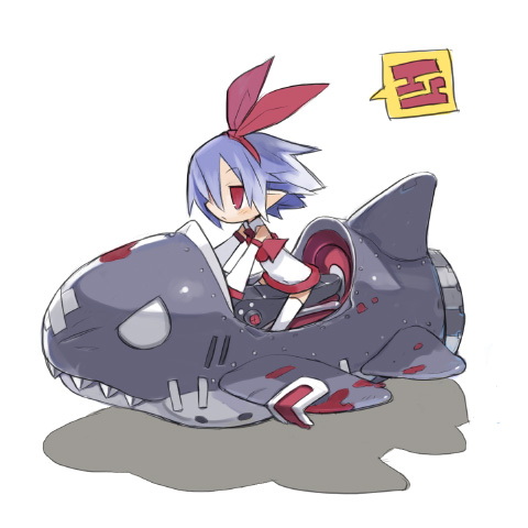 harada takehito, pleinair, same-san, usagi-san, original, lowres, 1girl, blue hair, detached sleeves, female focus, hair ribbon, pointy ears, rabbit, red eyes, ribbon, short hair, solo, stuffed animal, stuffed toy, thighhighs, zettai ryouiki