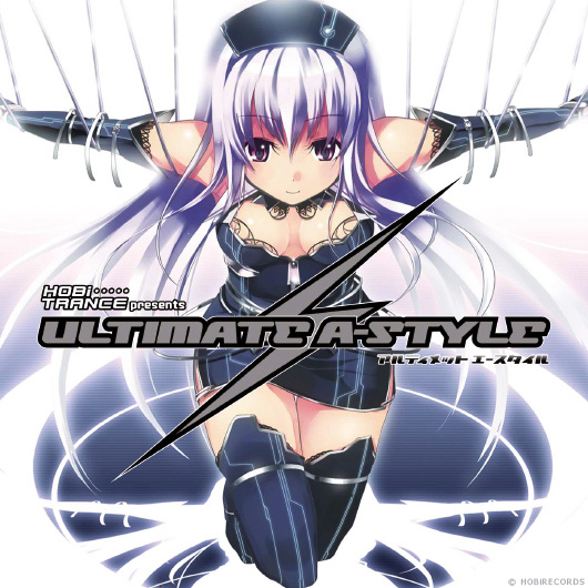 refeia, rumblefish, original, light purple hair, official art, 1girl, album cover, cover, elbow gloves, female focus, gloves, light smile, long hair, outstretched arms, purple eyes, smile, solo, thighhighs, very long hair, watermark, zettai ryouiki