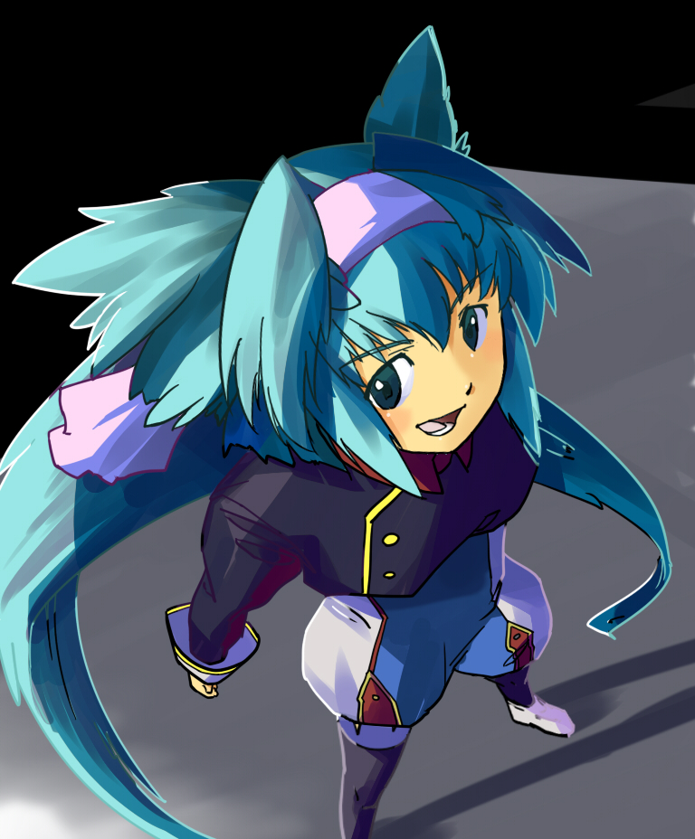 klan klein, macross, macross frontier, 00s, child, long hair, pointy ears