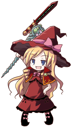 dorua (dollar), doctor magus, doctor magus 4, atlus, etrian odyssey, lowres, 1girl, bow, female focus, pink bow, solo