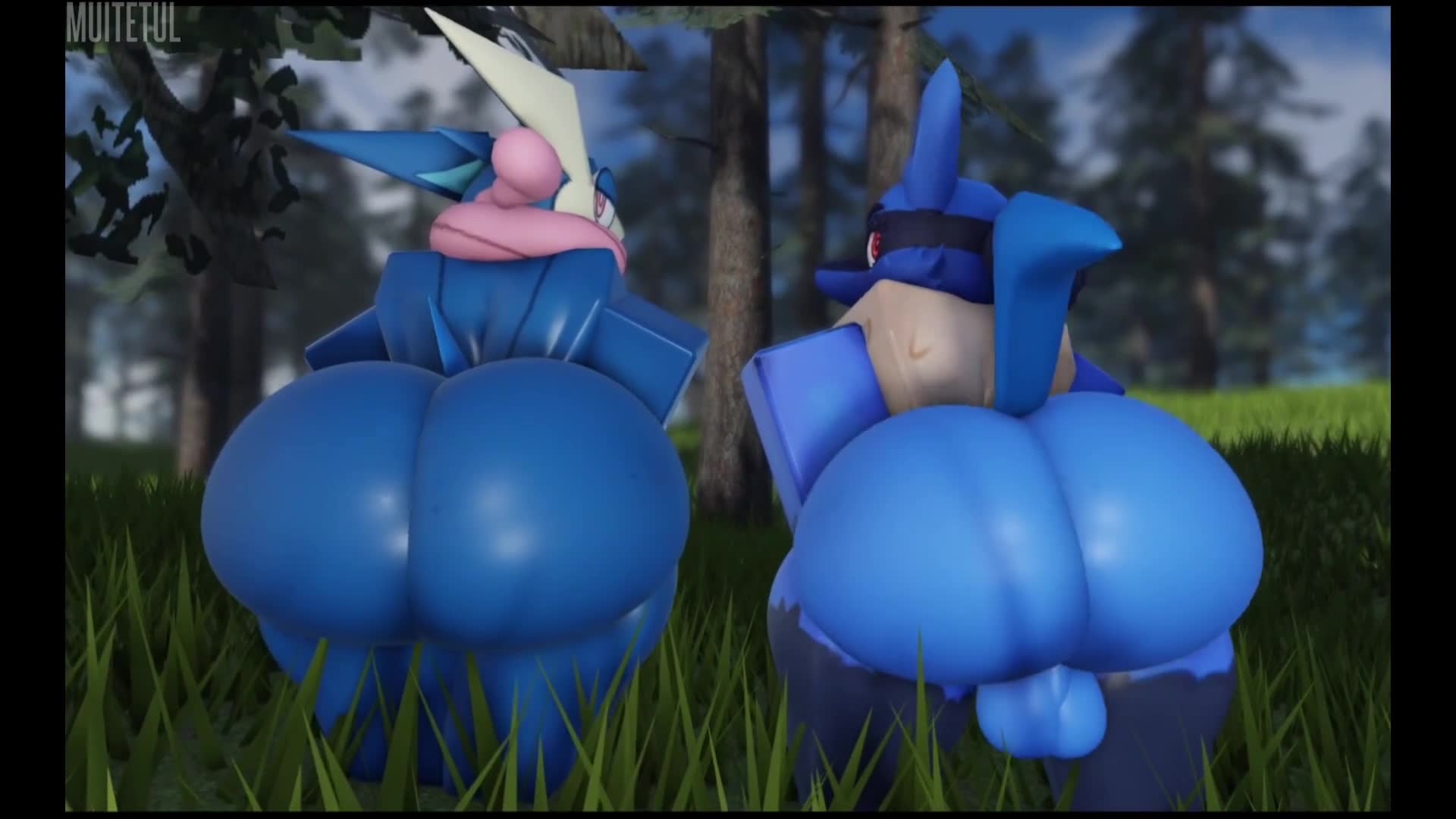 Rule34 – If it exists, there is porn of it / greninja, lucario / 8637905