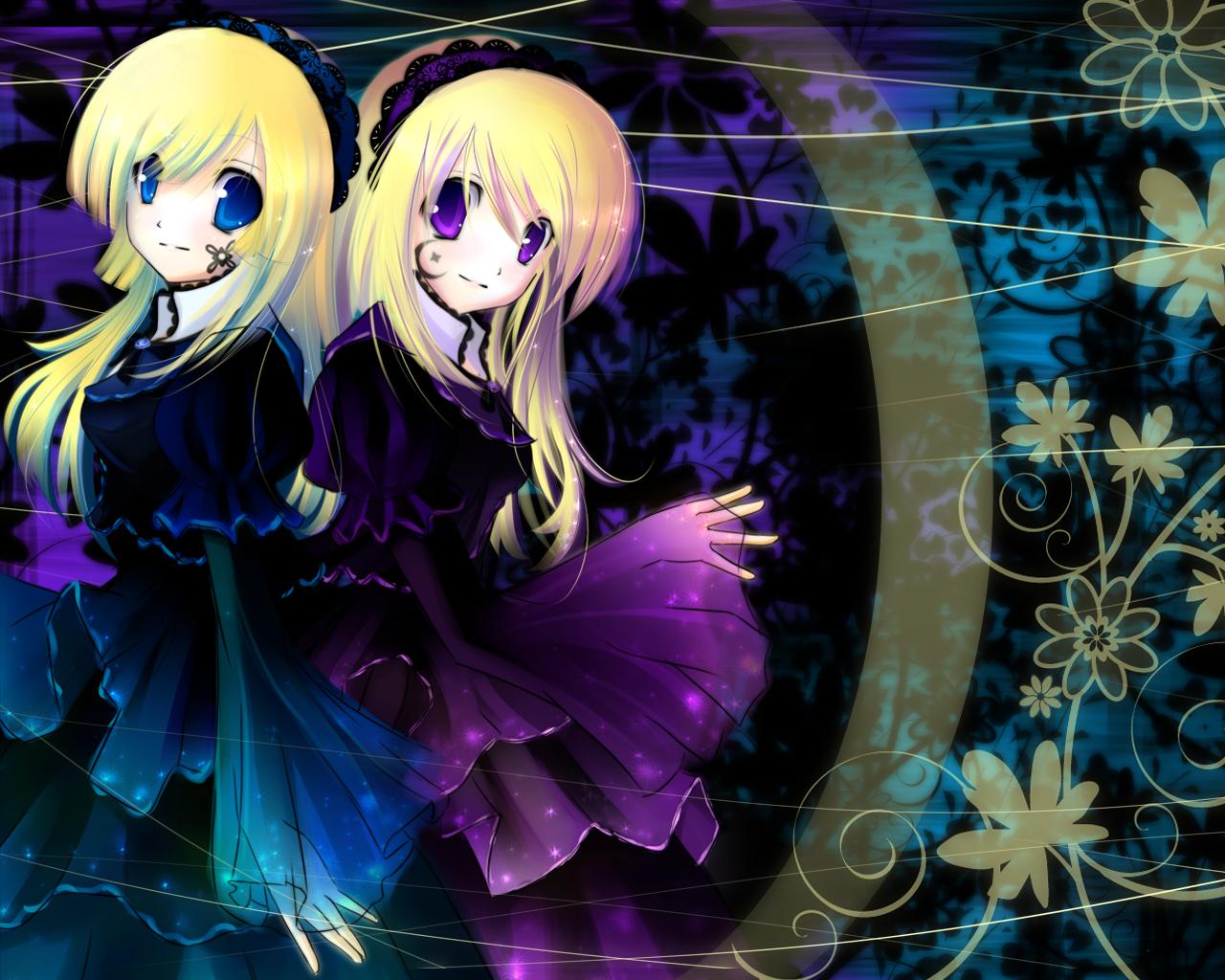 kerahna, hortense (sound horizon), violette (sound horizon), roman (sound horizon), sound horizon, gothic lolita, lolita fashion, long hair