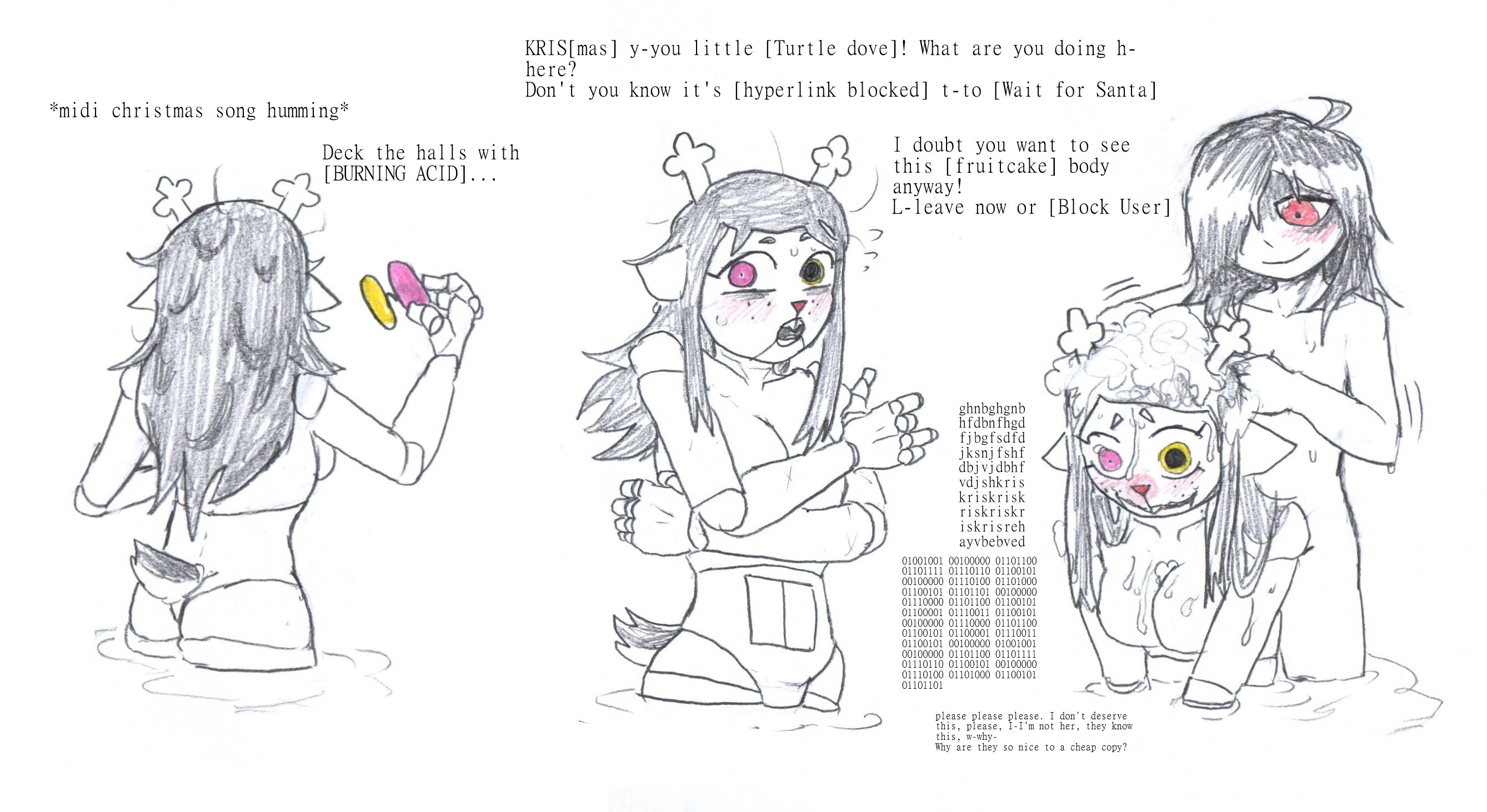 Rule34 – If it exists, there is porn of it / anonymous artist, kris (deltarune), noelle holiday / 8638032