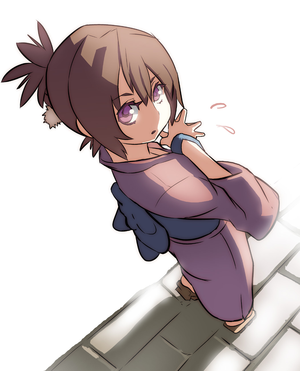 meme50, gintama, highres, 00s, 1girl, female focus, japanese clothes, kimono, solo