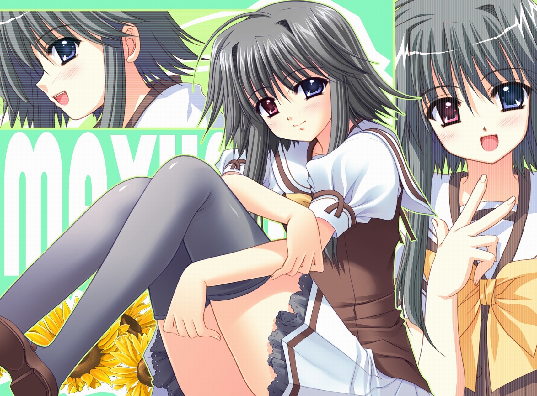 nishimata aoi, mayumi thyme, shuffle!, highres, tagme, 00s