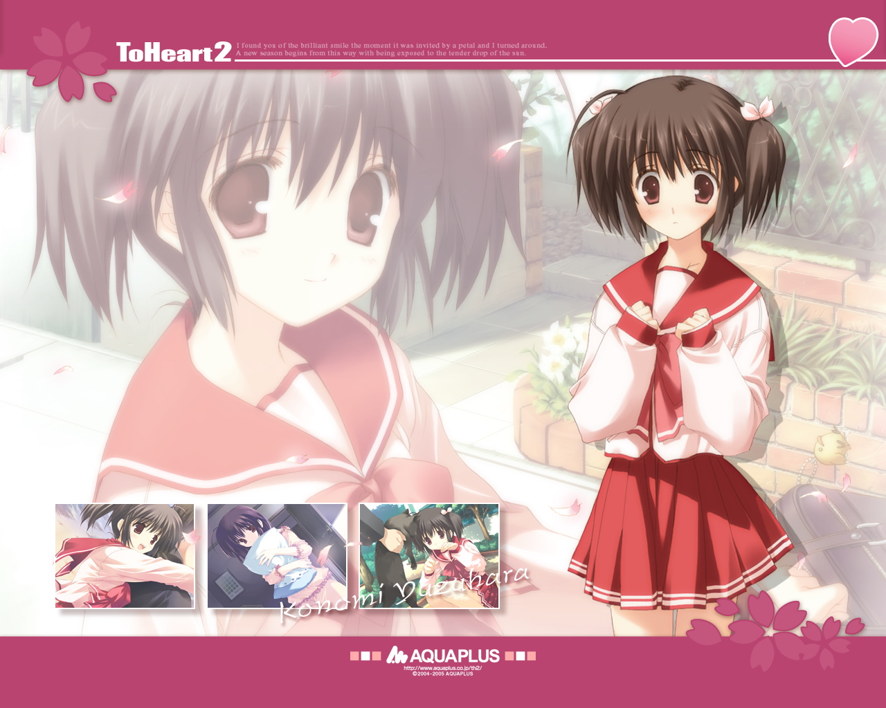 mitsumi misato, yuzuhara konomi, to heart (series), to heart 2, tagme, 00s, 1boy, 1girl