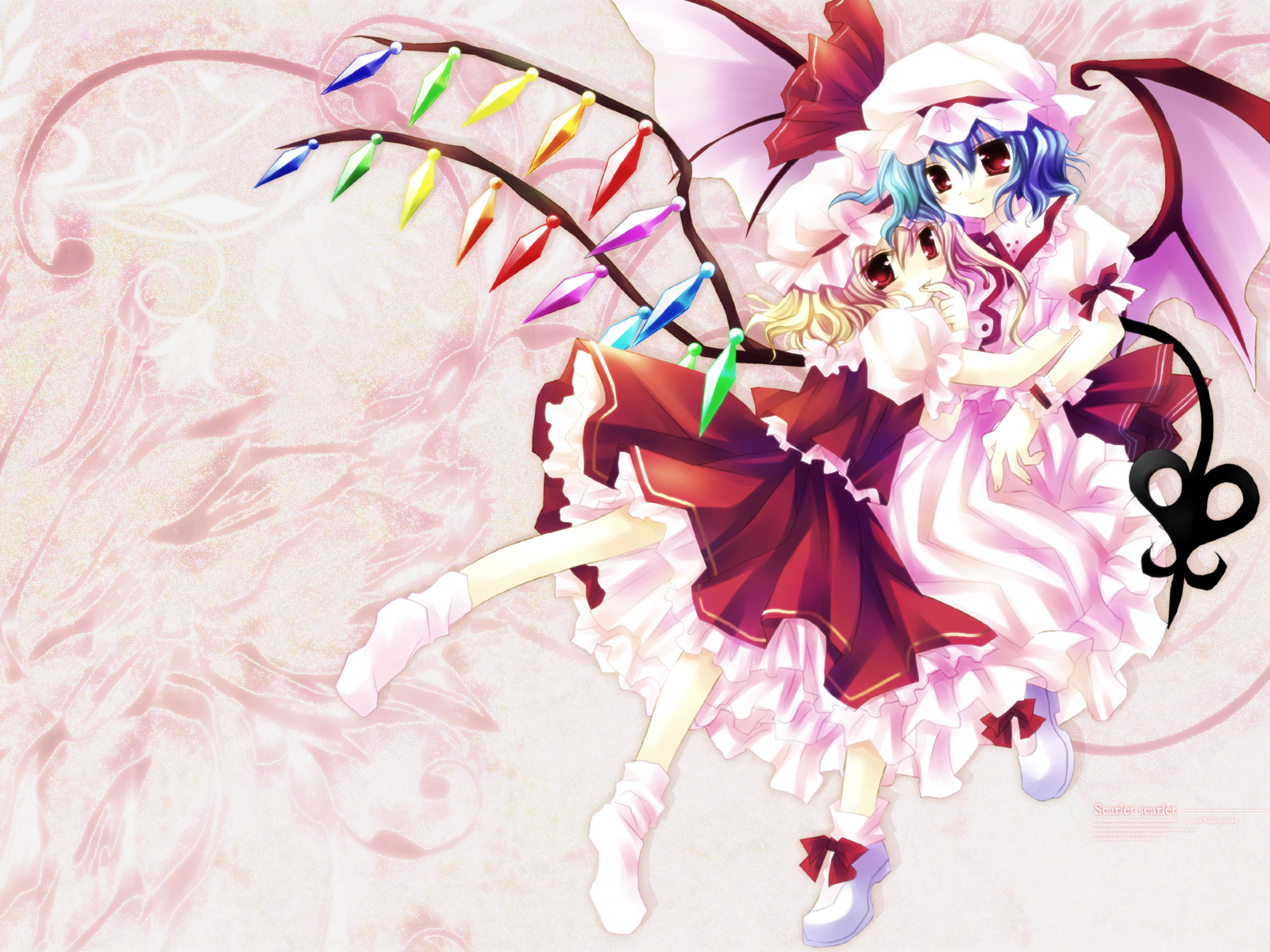 touhou, highres, tagme, 2girls, female focus, full body, multiple girls