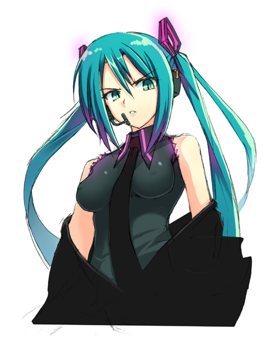gin (ginshari), hatsune miku, vocaloid, bad id, bad pixiv id, 1girl, blue eyes, blue hair, female focus, gin (ginshari) , green eyes, green hair, matching hair/eyes, panties, skirt, solo, striped clothes, striped panties, twintails, underwear