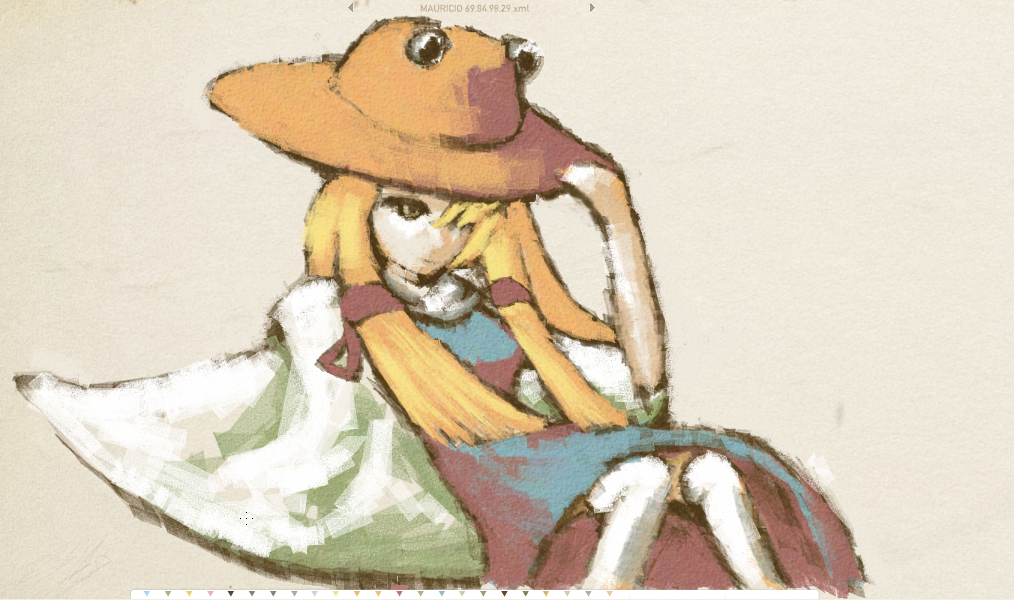 moriya suwako, touhou, bad id, bad pixiv id, 1girl, bad anatomy, blonde hair, female focus, hat, poorly drawn, ribbon, sketch, solo, thighhighs