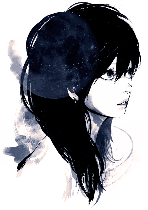 takenaka, original, bad id, bad pixiv id, 1girl, black hair, female focus, greyscale, long hair, monochrome, portrait, solo, upper body