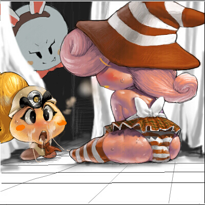 Rule34 – If it exists, there is porn of it / koki, boo (mario), goomba, goombella, peeka, shadow siren, vivian, vivian (paper mario) / 7795