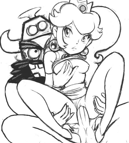 Rule34 – If it exists, there is porn of it / legoman, booster (mario), princess peach / 7971