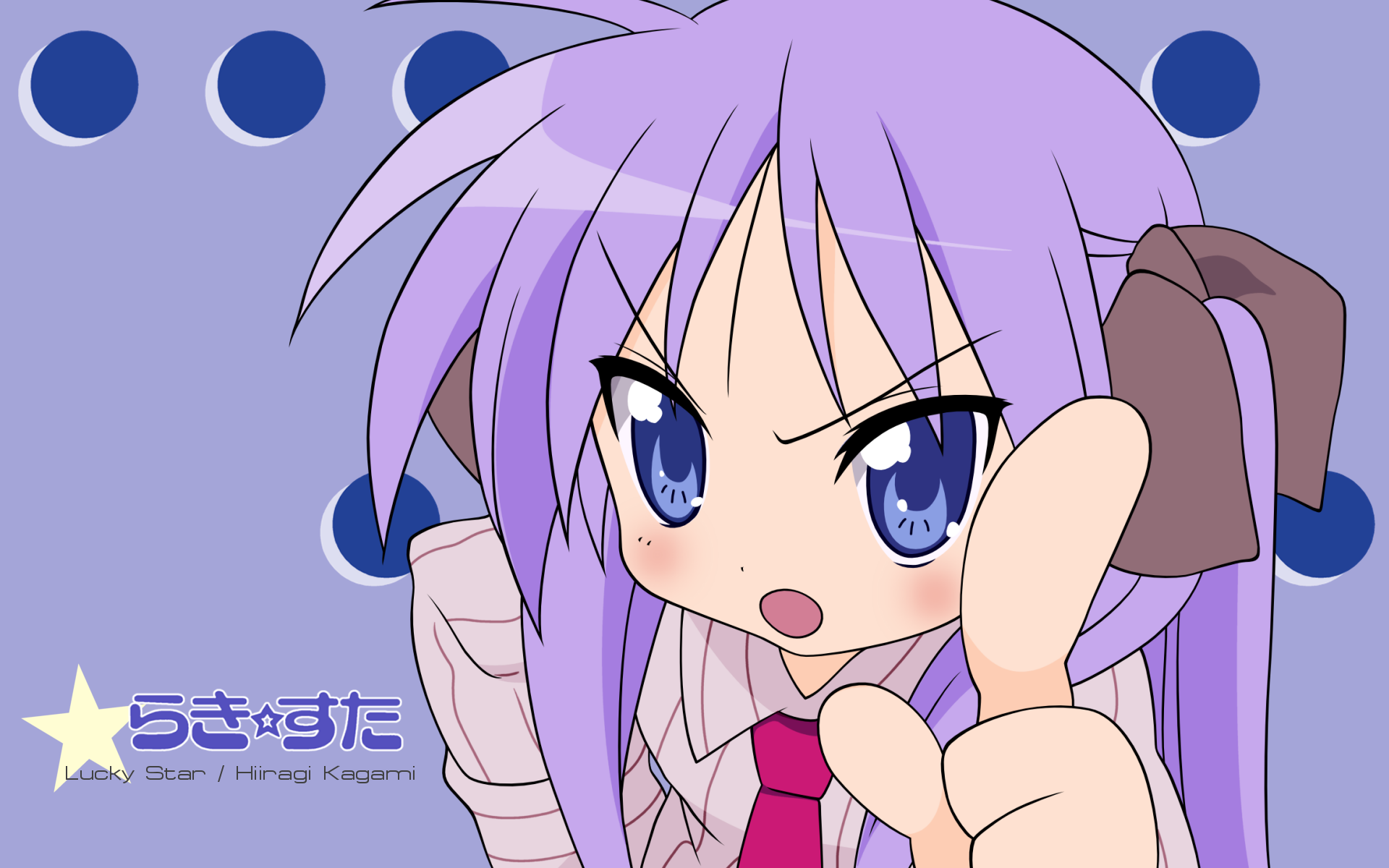 hiiragi kagami, lucky star, highres, tagme, 00s, 1girl, female focus, solo, upper body
