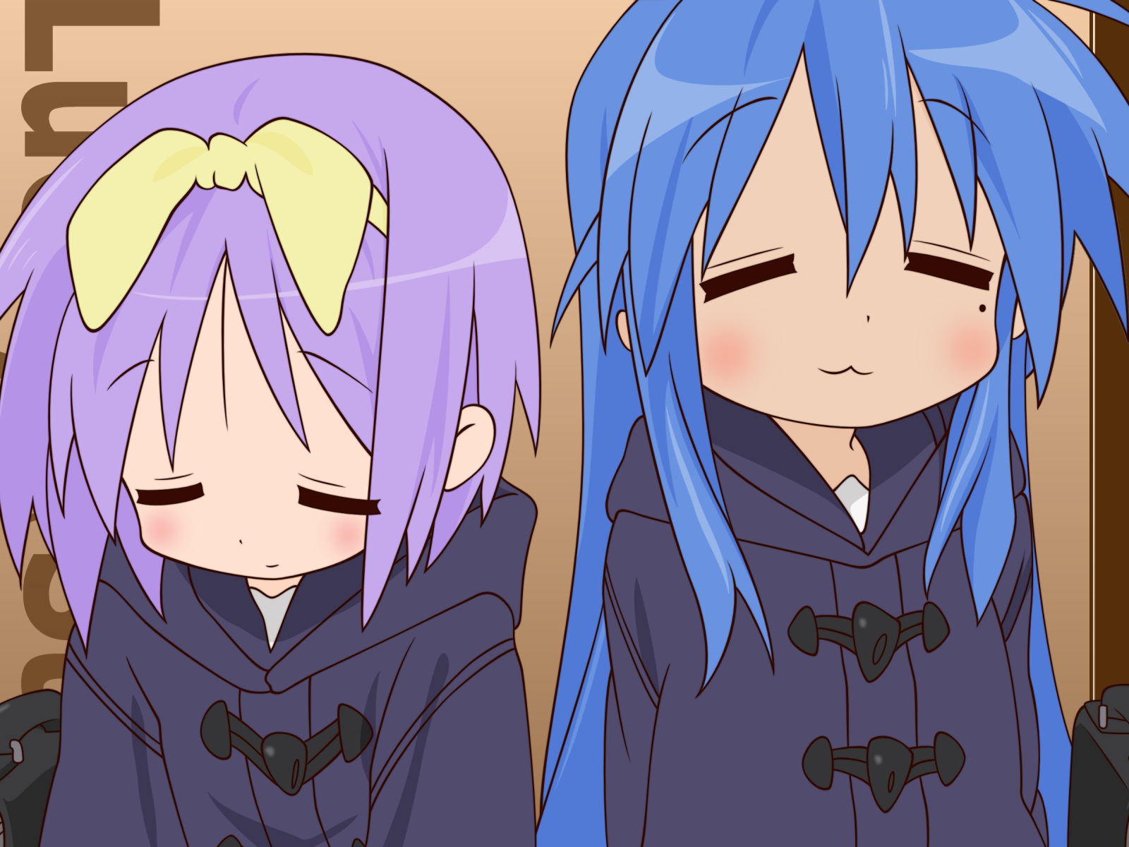 hiiragi tsukasa, izumi konata, lucky star, highres, tagme, 00s