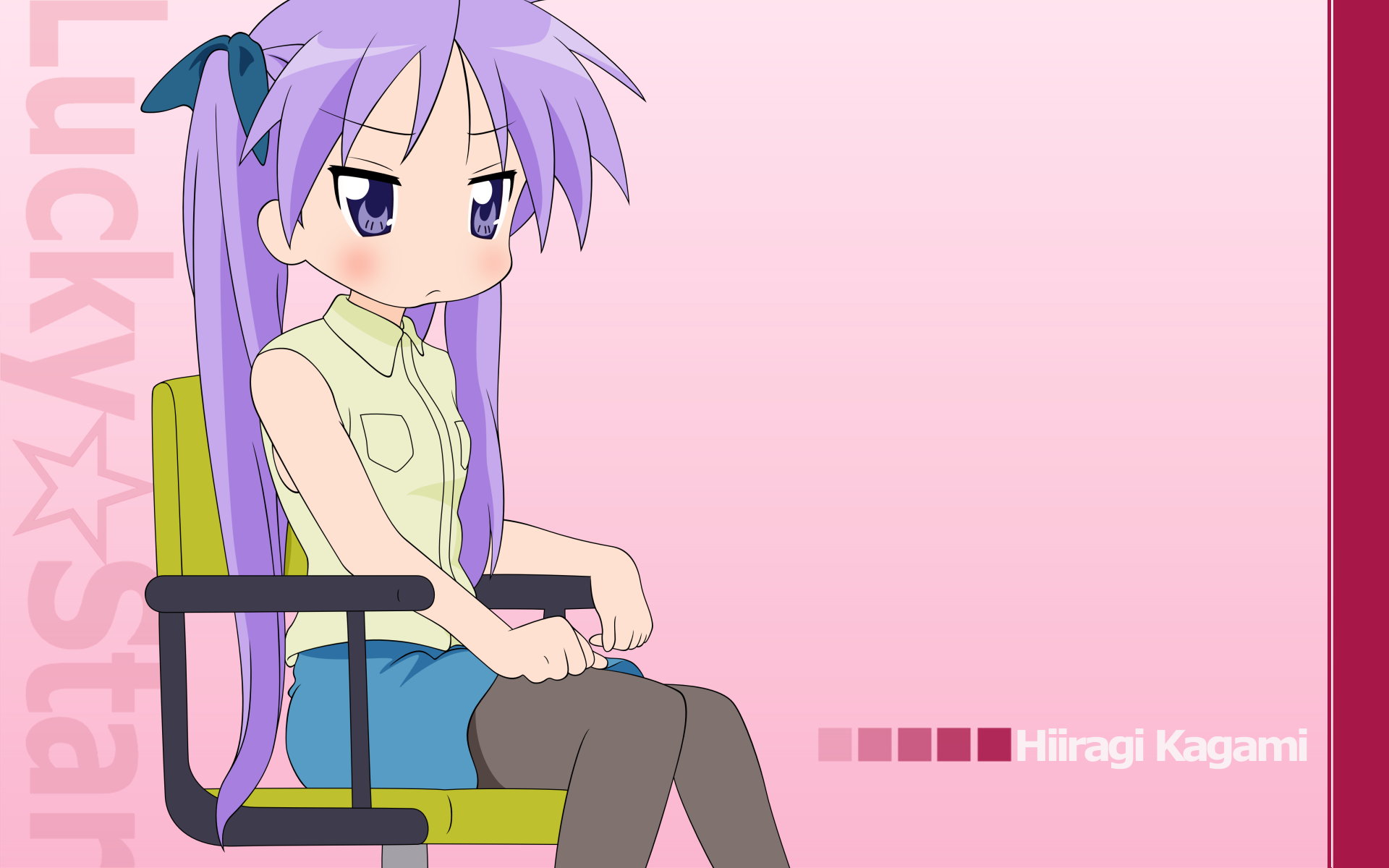 hiiragi kagami, lucky star, highres, tagme, 00s