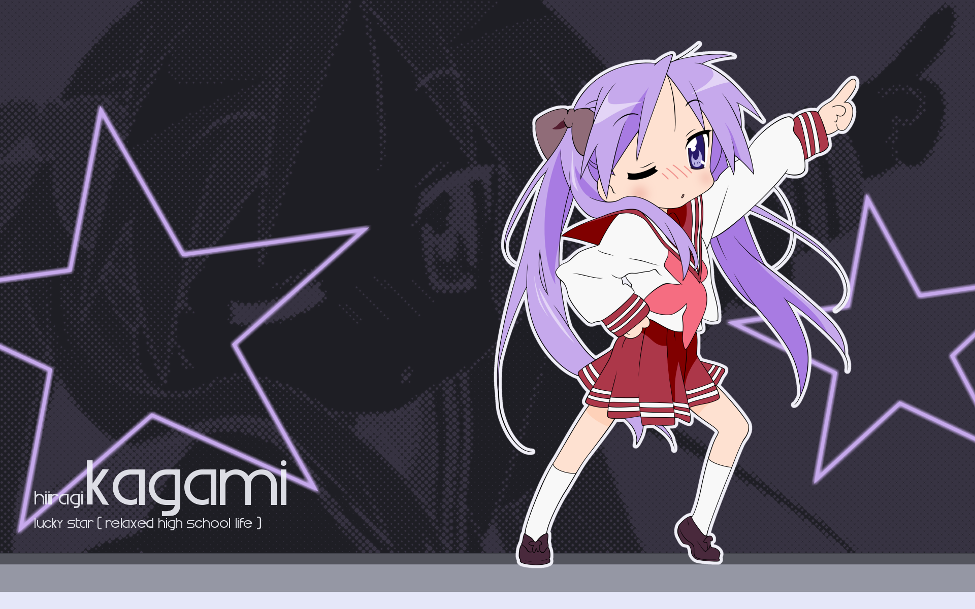 hiiragi kagami, lucky star, highres, tagme, 00s
