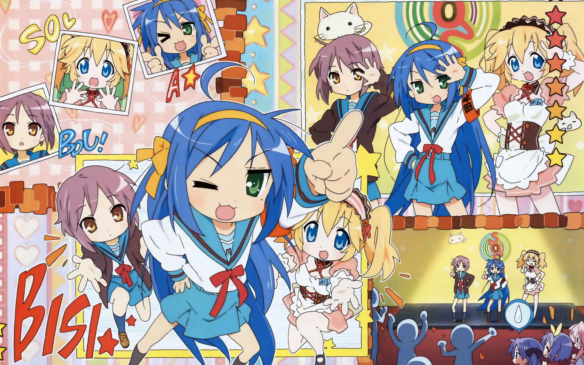 lucky star, highres, tagme, 00s