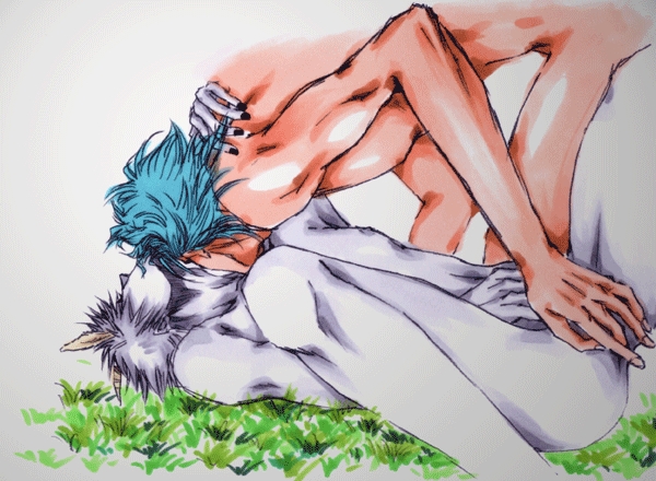 Rule34 – If it exists, there is porn of it / arrancar, grimmjow jaegerjaquez, hollow ichigo / 9356