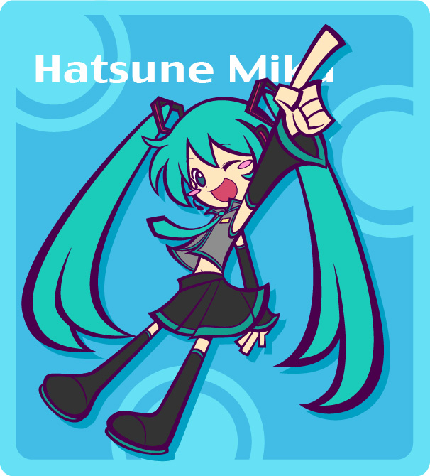 enu (spinal), hatsune miku, vocaloid, bad id, bad pixiv id, aqua eyes, aqua hair, blue theme, long hair, necktie, solo, thighhighs, twintails, very long hair