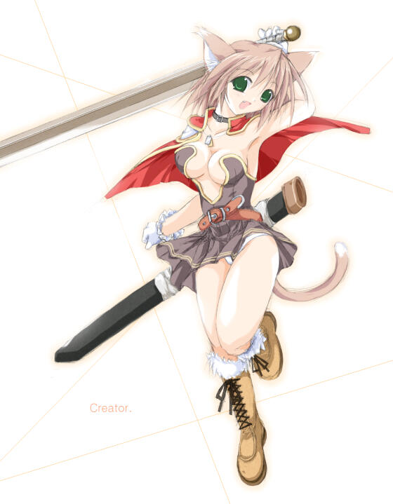 artist request, character request, copyright request, tagme, 1girl, animal ears, cat ears, female focus, solo