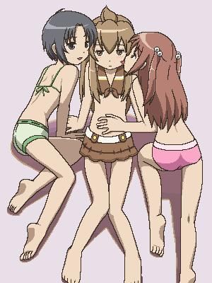 minami-ke, lowres, tagme, 00s, everyone, swimsuit