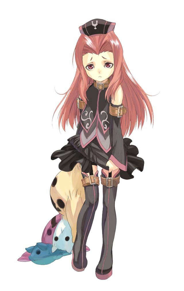 arietta (tales), tales of (series), tales of the abyss, 00s, flat chest, long hair, skirt, thighhighs