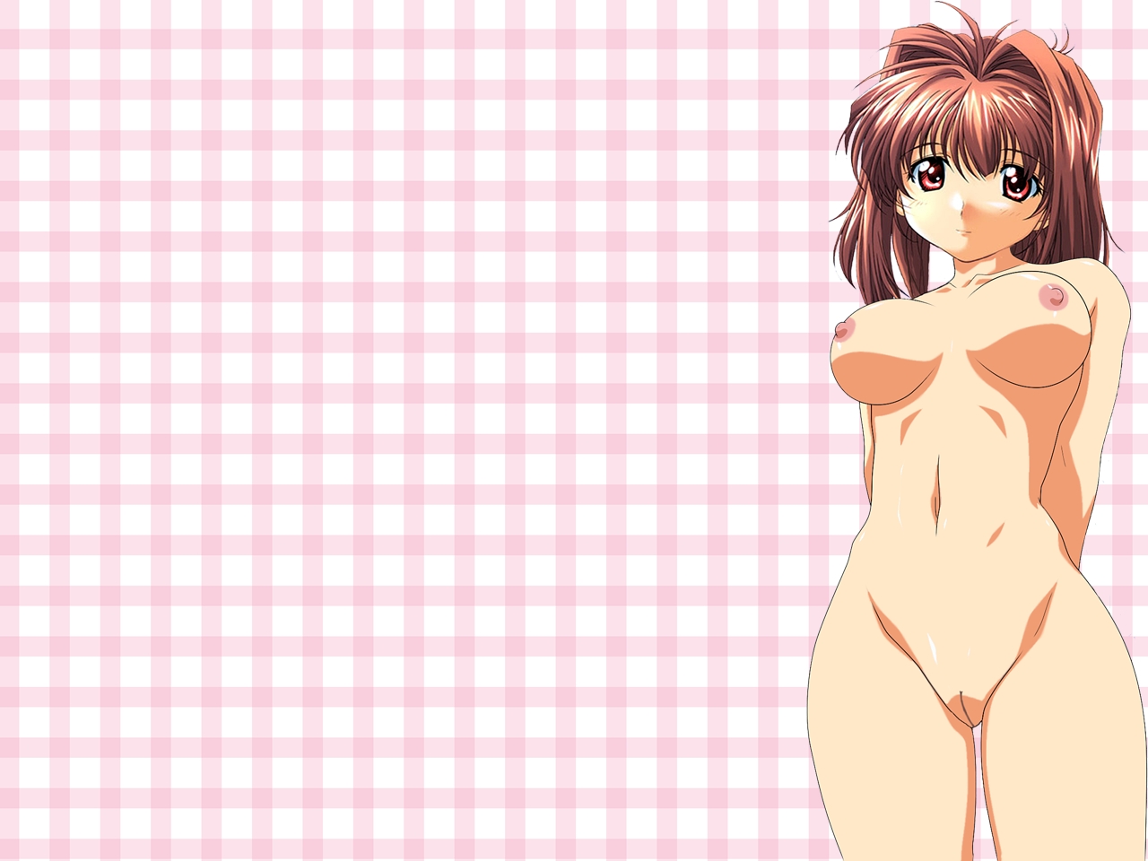 lovers (game), tagme, 1girl, blush, breasts, nude, pussy, uncensored